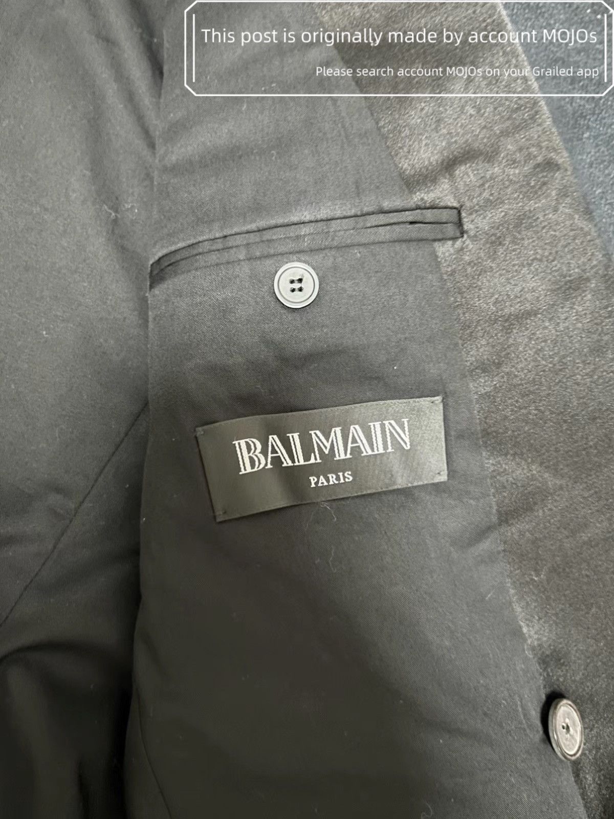 Balmain Sz 48 Balmain Double Breasted Golden Buttons Blazer mojos203 Size US M / EU 48-50 / 2 - 7 Thumbnail