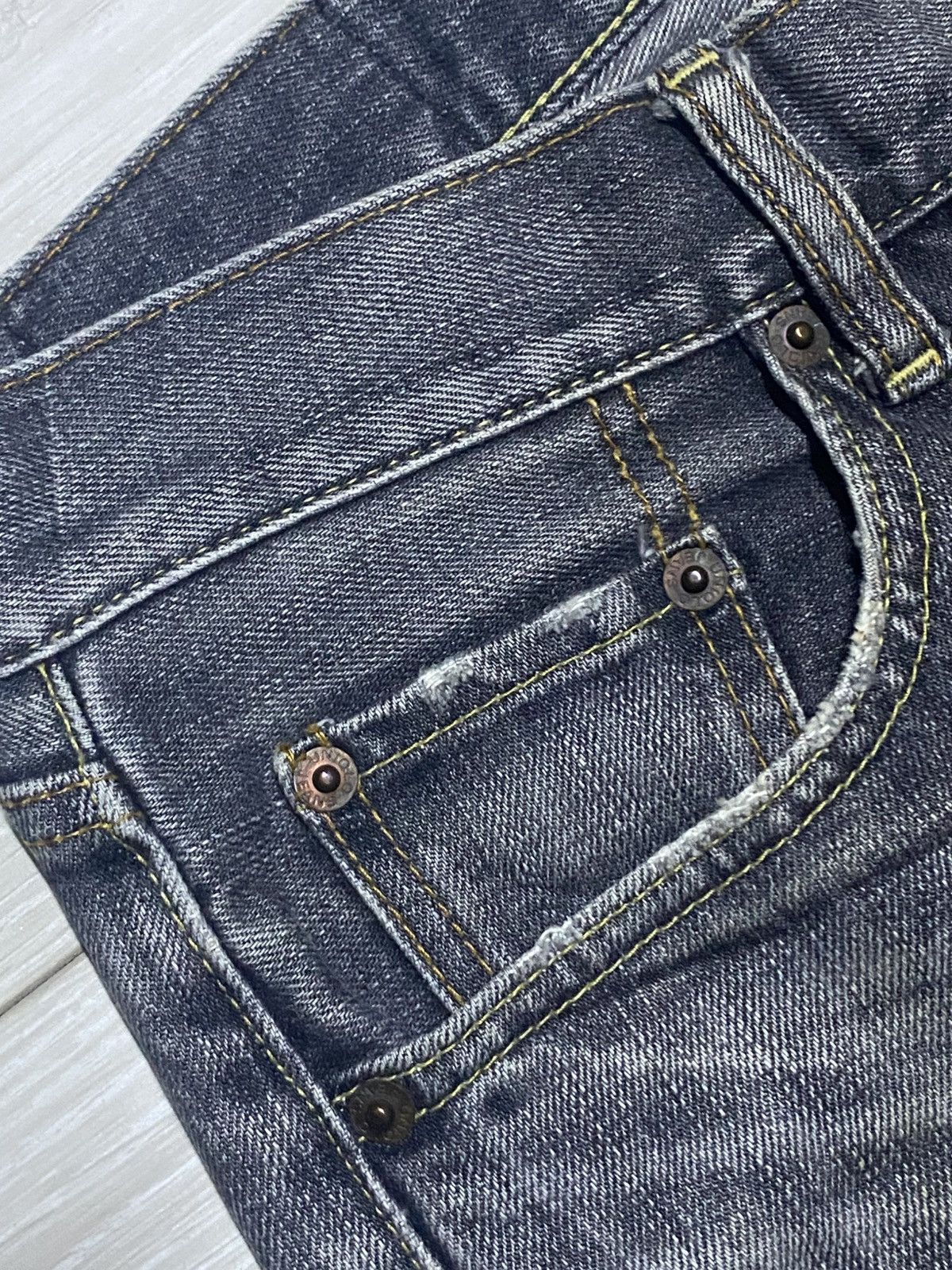 Uniqlo Vintage Japanese Brand Uniqlo S001 Skinny Jeans Size US 30 / EU 46 - 9 Thumbnail