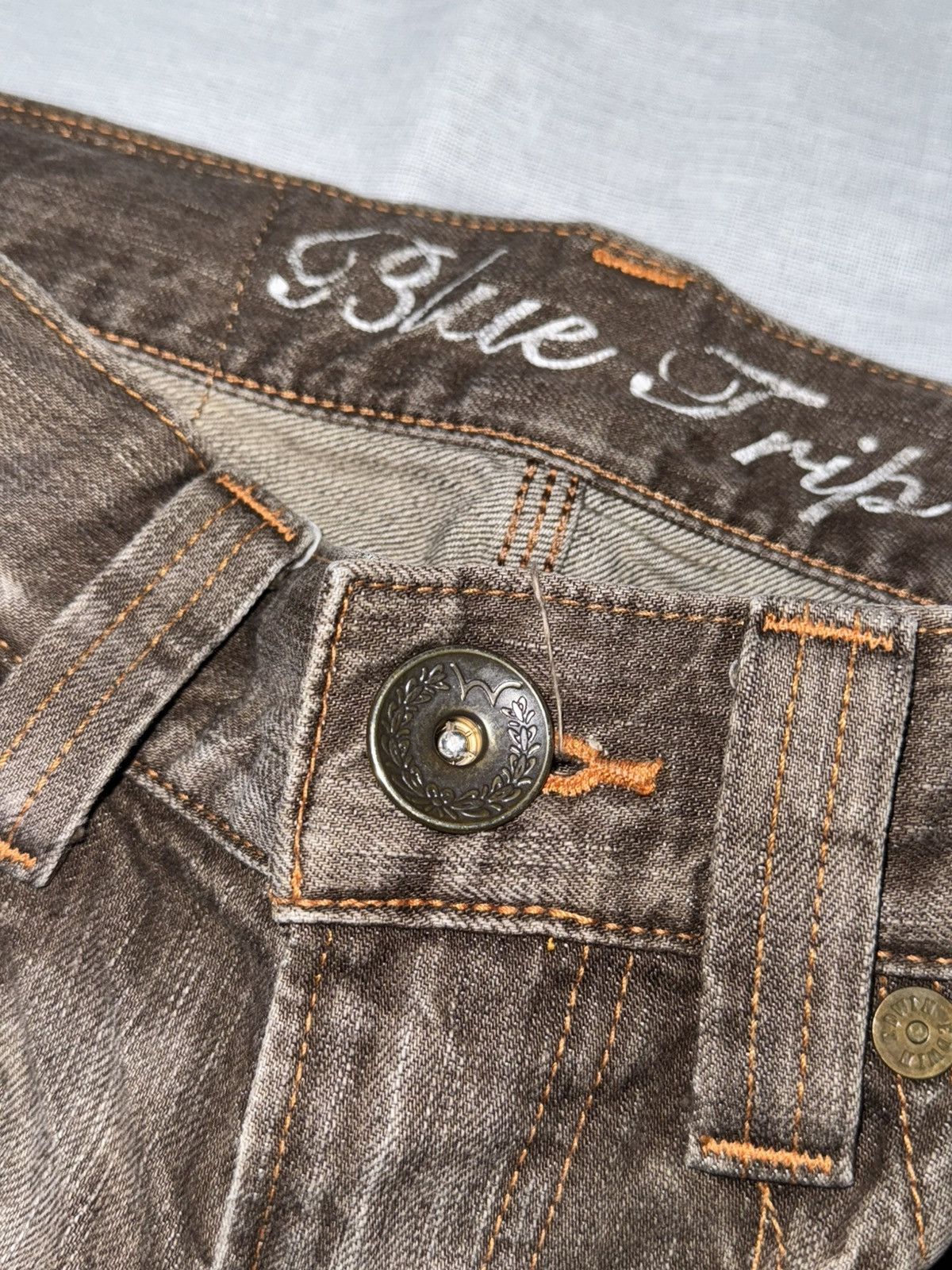 Edwin Vintage edwin 503 blue trip jeans Size US 30 / EU 46 - 4 Thumbnail