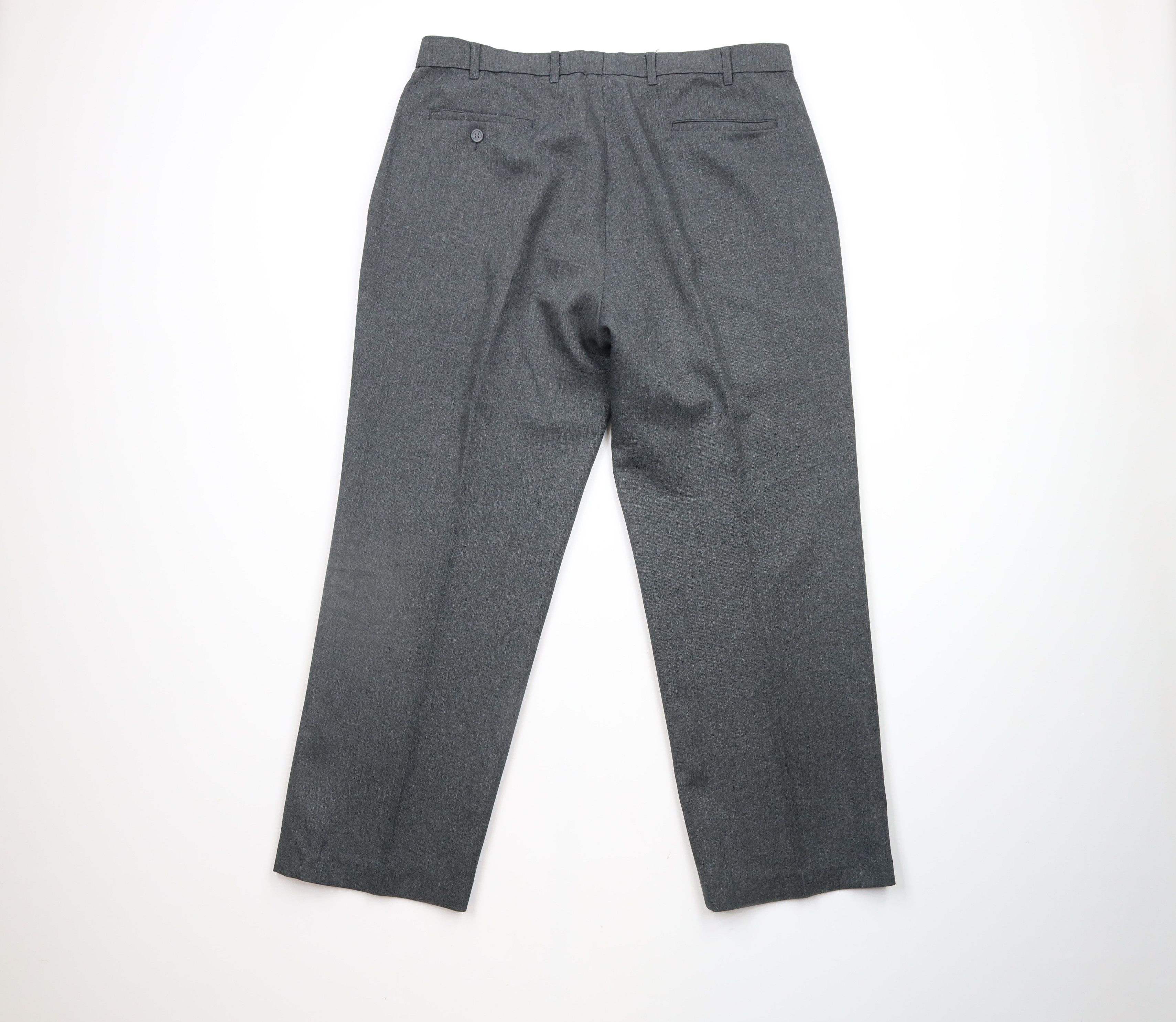 Levi's × Vintage Vintage 90s Levis Wide Leg Chinos Trousers Pants Gray Size US 36 / EU 52 - 8 Thumbnail