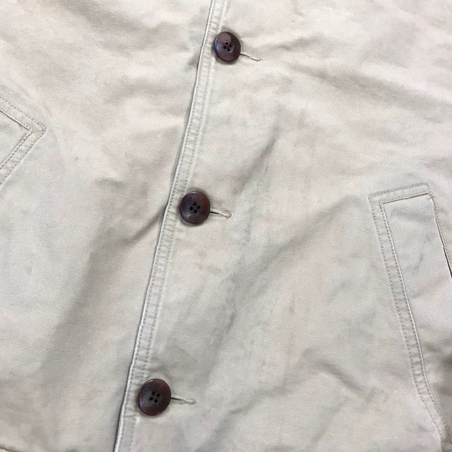 Vintage VINTAGE L.L. Bean Jacket Men Large Brown Barn Chore Coat Heavy Workwear Canvas Cotton Lined 90s Outdoor 80s? Size US L / EU 52-54 / 3 - 6 Thumbnail