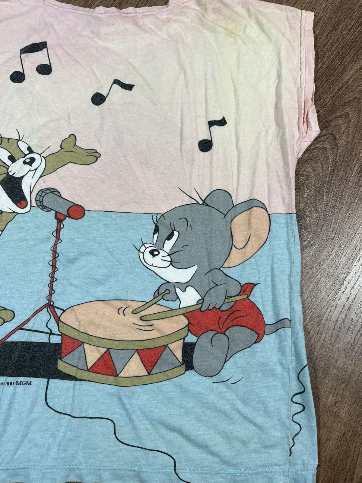 Vintage Vintage T Shirt Amoroso 70s Tom And Jerry Retro 1940 1967 Size L / US 10 / IT 46 - 10 Thumbnail