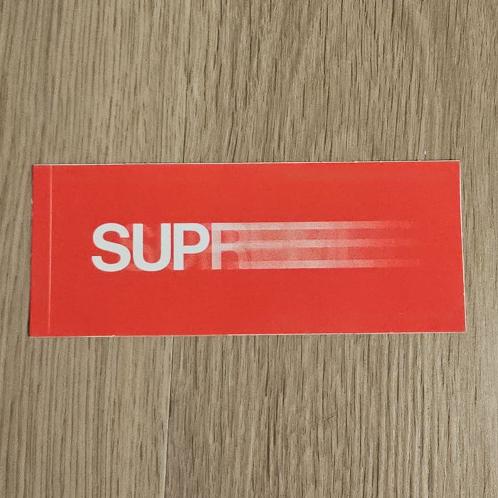 Supreme best sale motion sticker