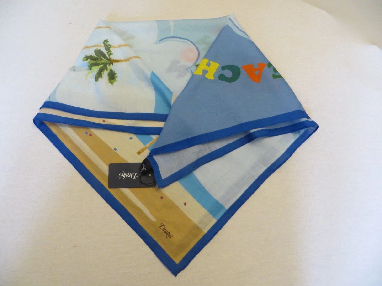 Drake's SEATOWN BANDANA SCARF Size ONE SIZE - 3 Thumbnail