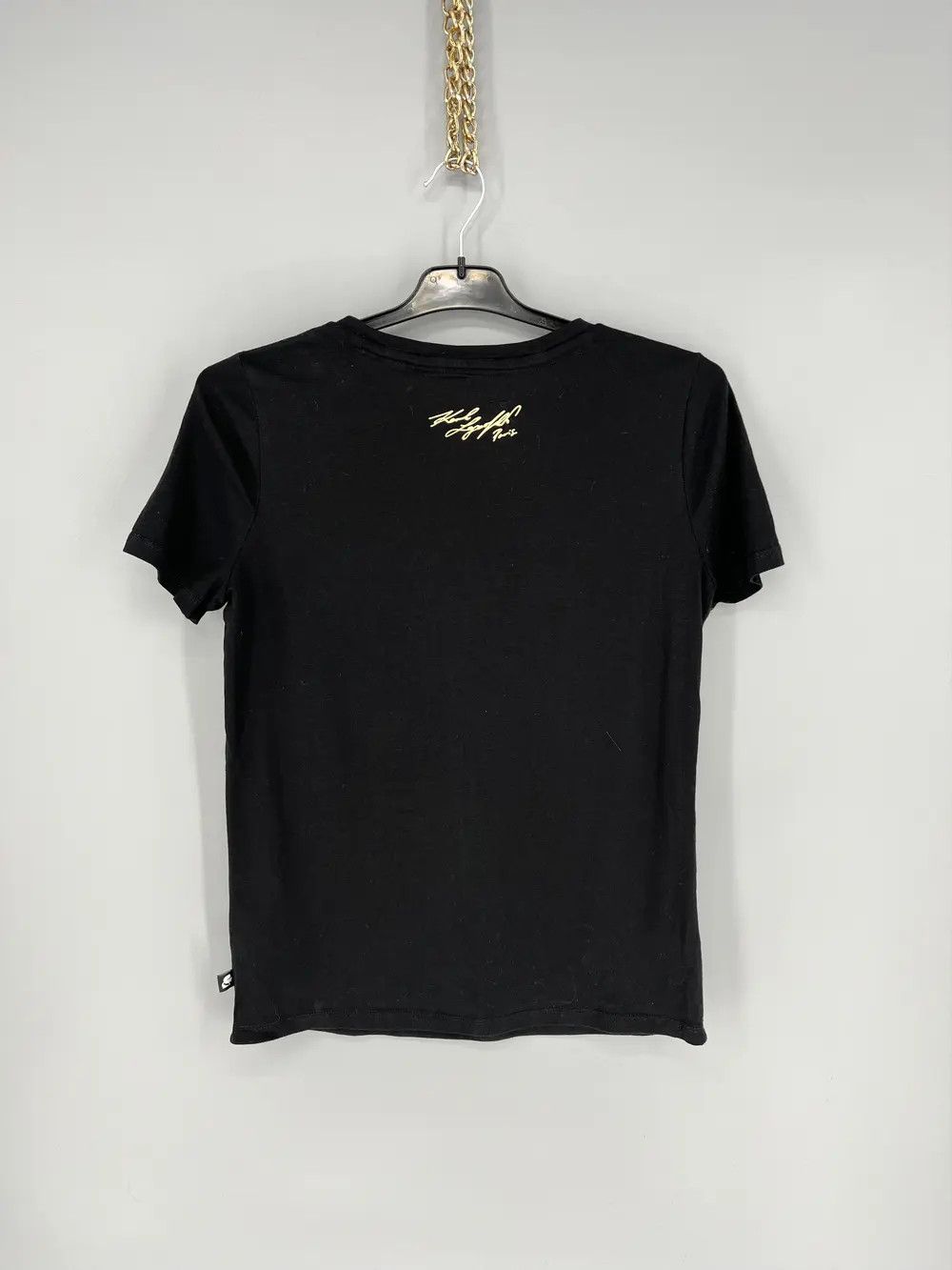 Karl Lagerfeld Karl Lagerfeld Paris BIG Logo T Shirt Black Womens Size xs Size XS / US 0-2 / IT 36-38 - 9 Thumbnail