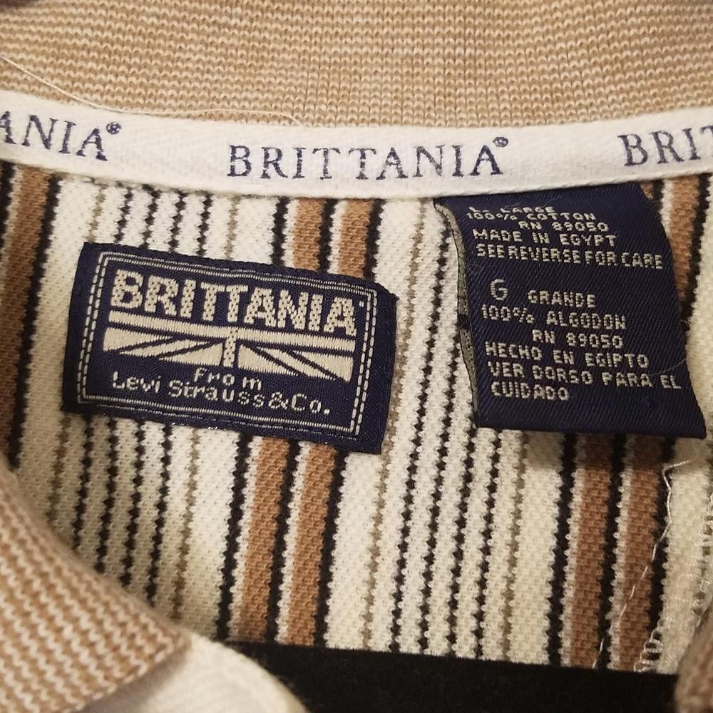 Designer Vintage Brittania Shirt Size Large Size US L / EU 52-54 / 3 - 3 Thumbnail