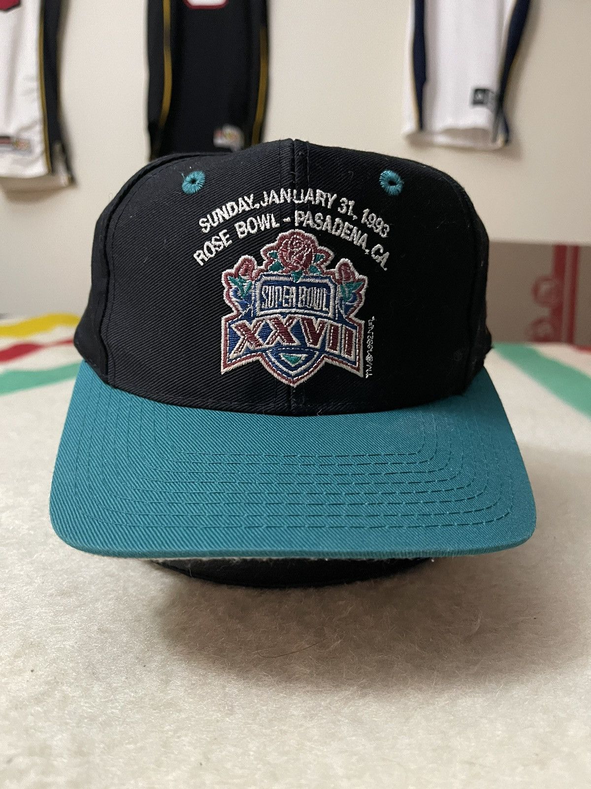 1993 Dallas Cowboys Super Bowl XVII The Game NFL Snapback Hat – Rare VNTG