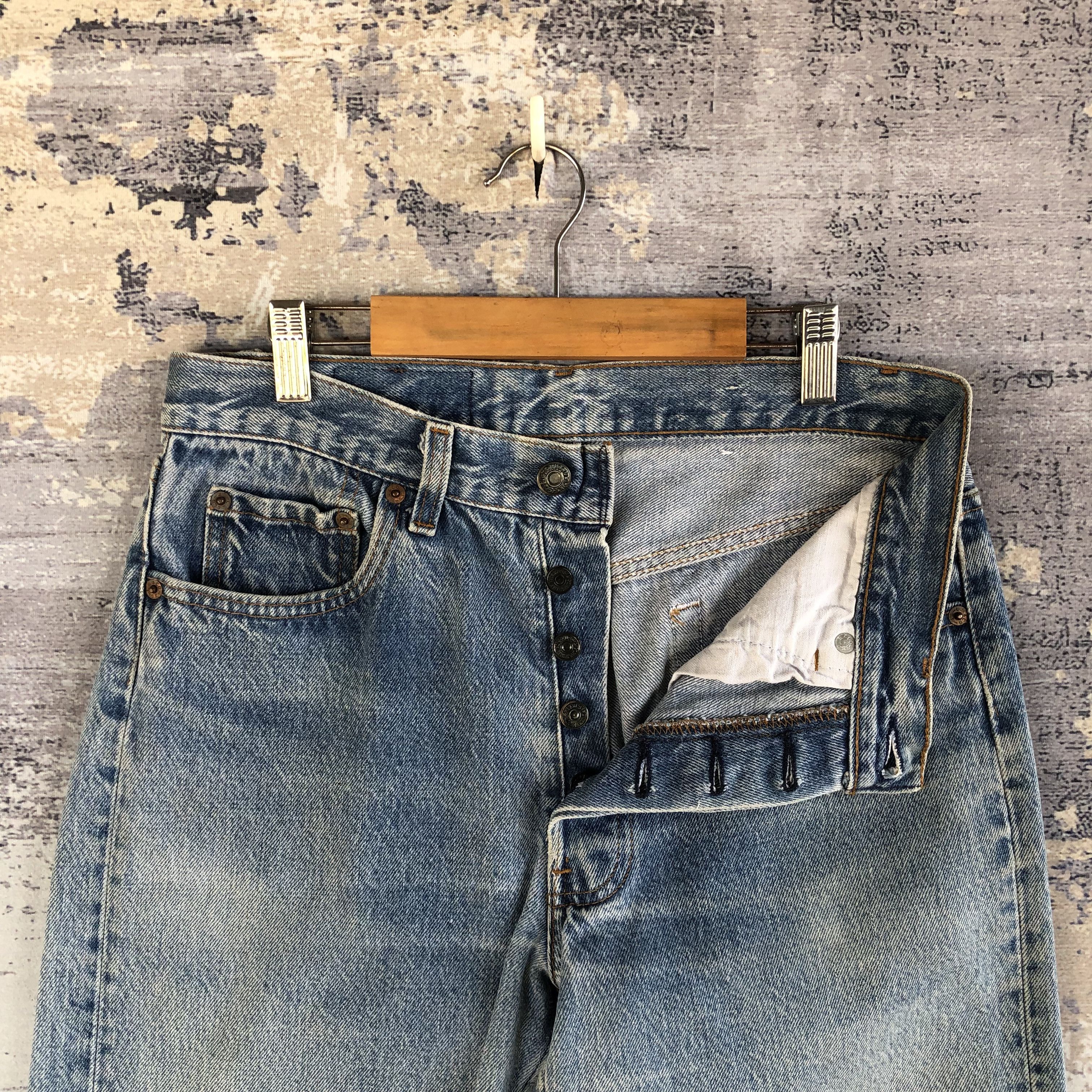 Levi's Vintage 80s Levis 501 Jeans Levi's Faded Stone Wash Denim Size US 28 / EU 44 - 6 Thumbnail