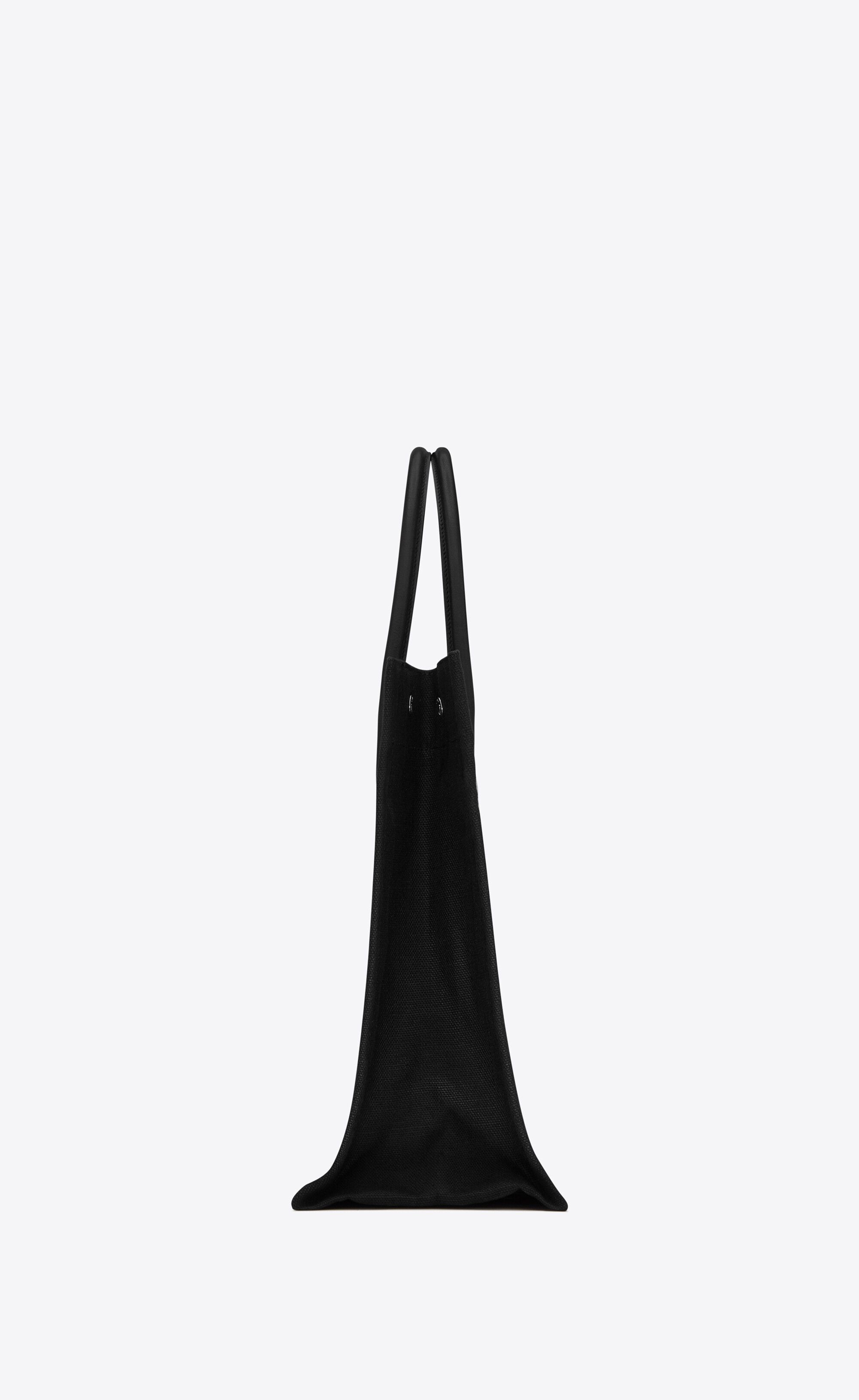 Saint Laurent Paris o1bcso1str1225 Size: OS/Rive Gauche Tote Bag in Black Size ONE SIZE - 4 Thumbnail