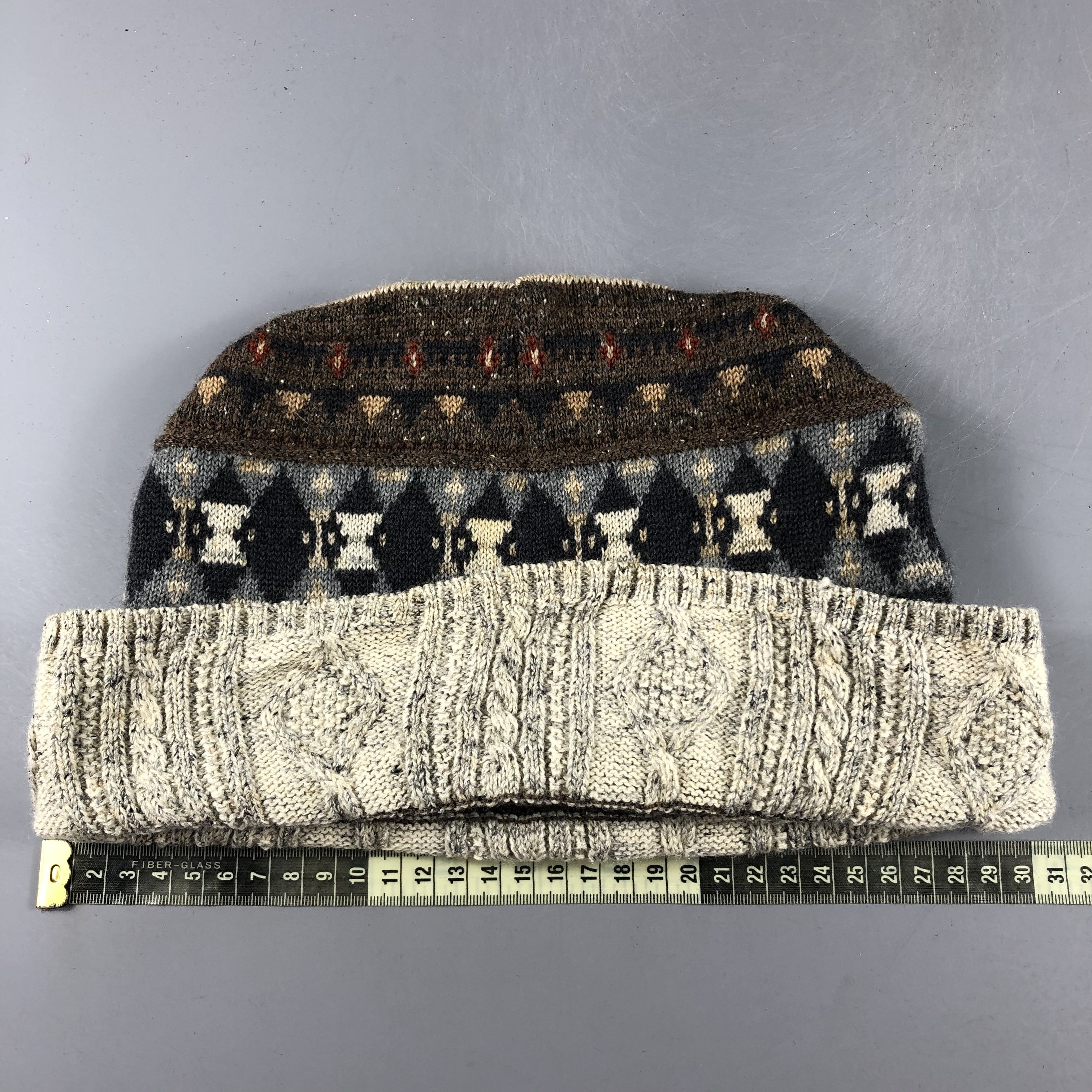 Other × Vintage Saint Joie Fair Isle Beanie Snow Hat Snow Cap -D247 Size ONE SIZE - 3 Thumbnail