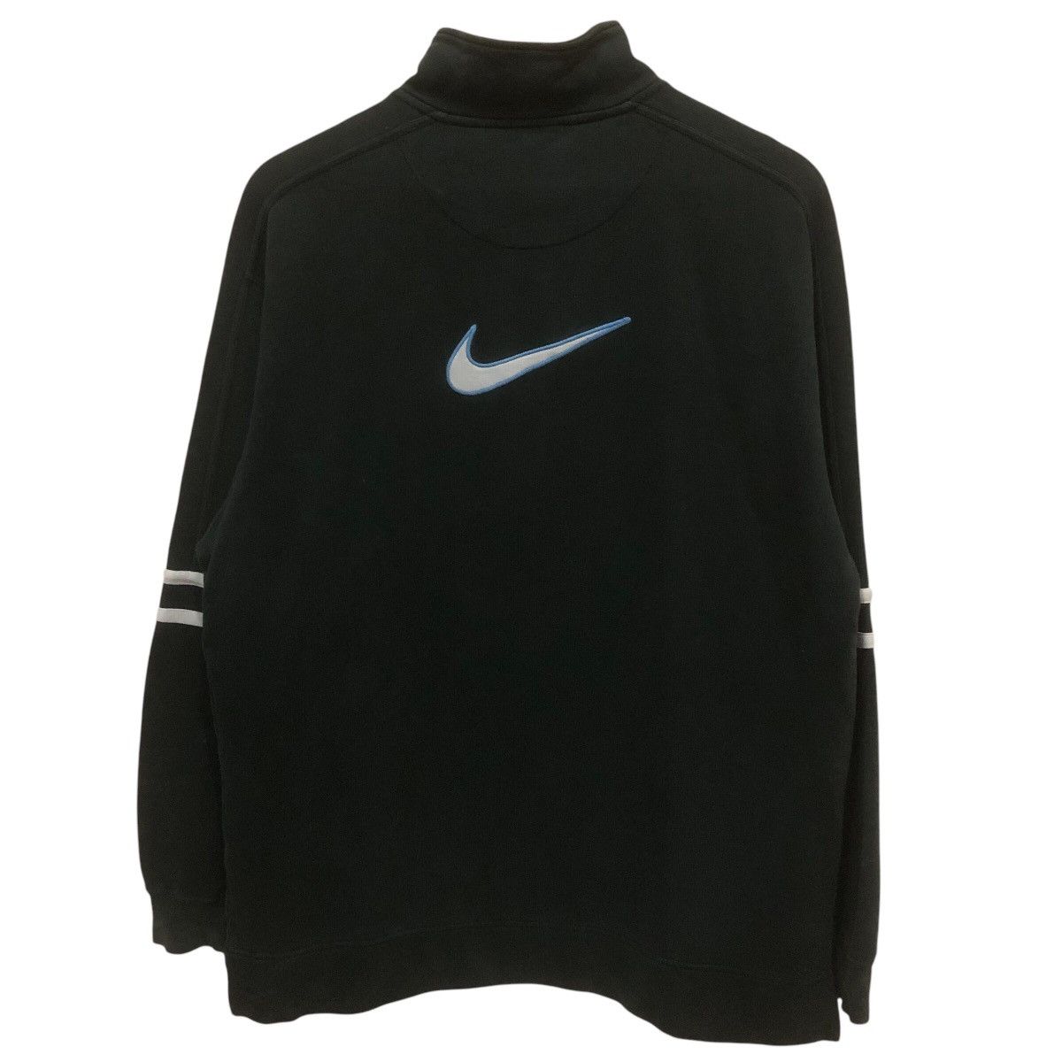 Nike × Vintage 90’ Nike Grey Tag Seoosh Half Zip Sweater Size US L / EU 52-54 / 3 - 7 Thumbnail
