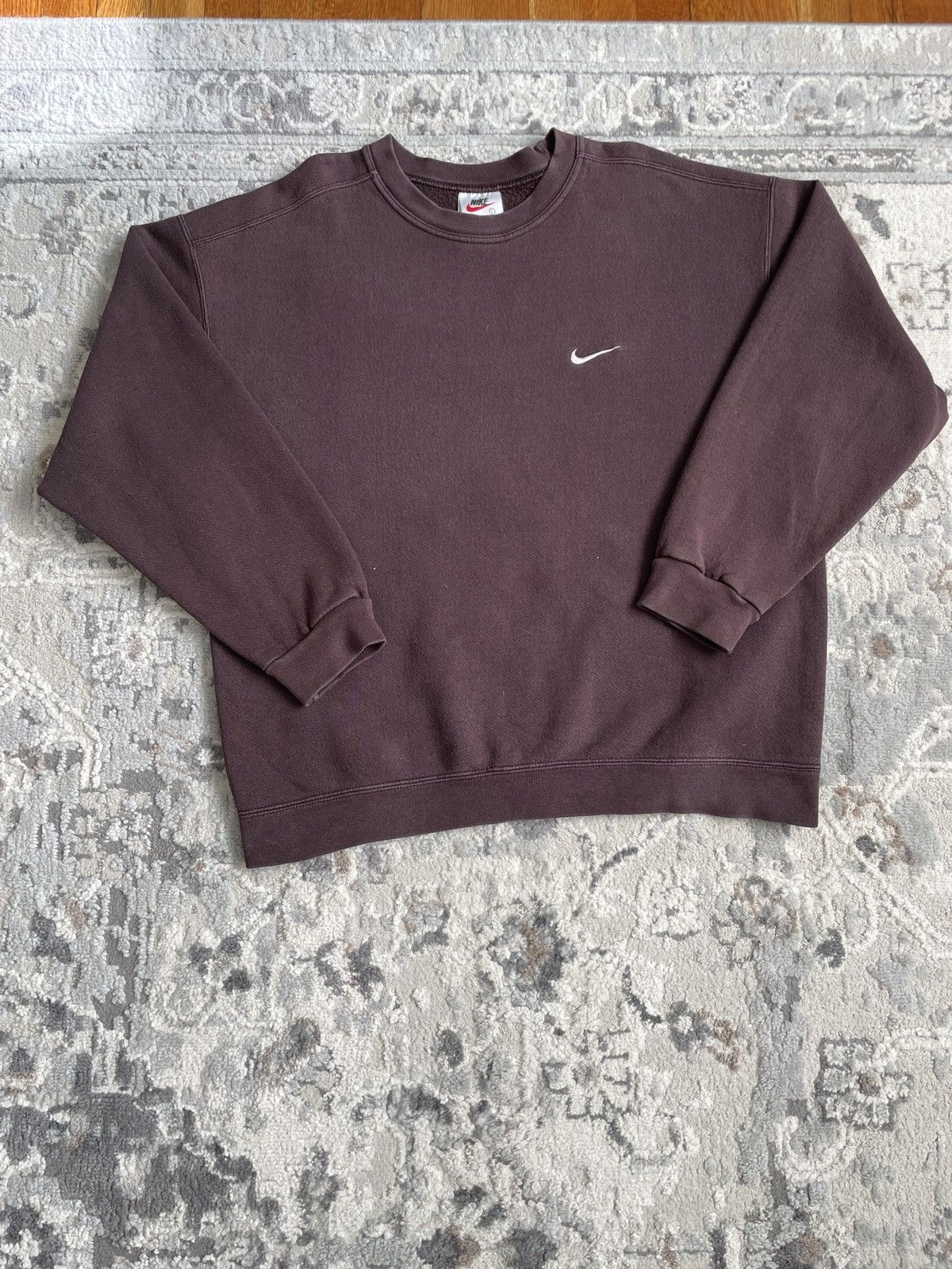 image of Nike Crewneck in Brown, Men's (Size Large)