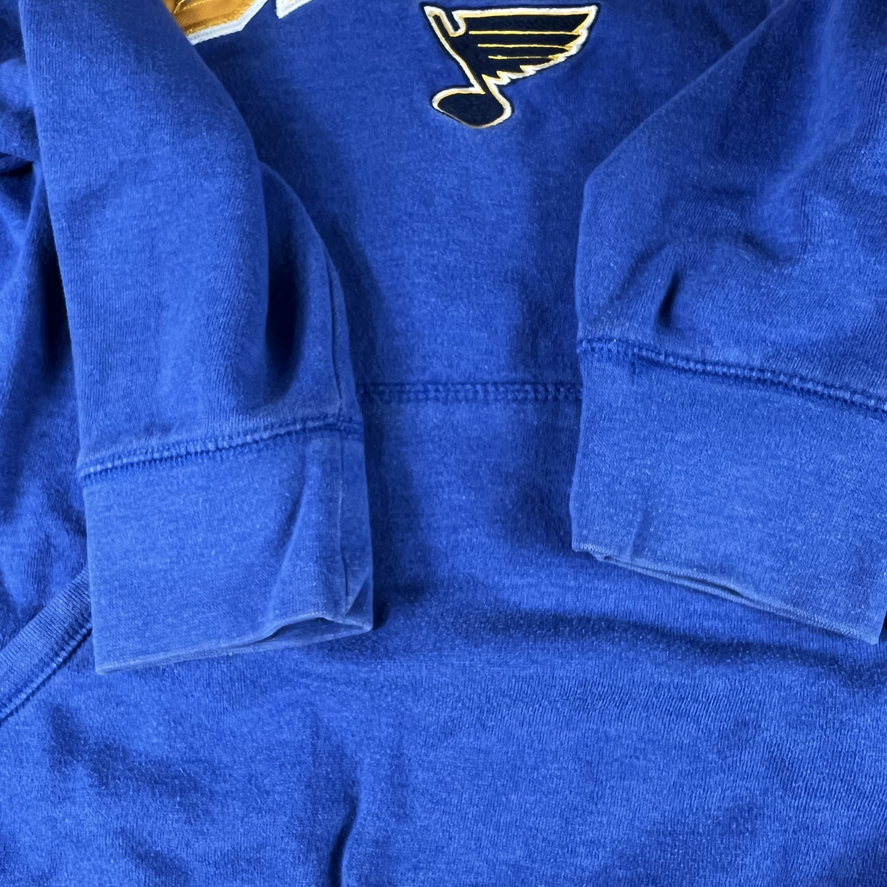NHL NHL St Louis Blues Hockey Sweatshirt Faded Logo Hoodie Size US M / EU 48-50 / 2 - 3 Thumbnail