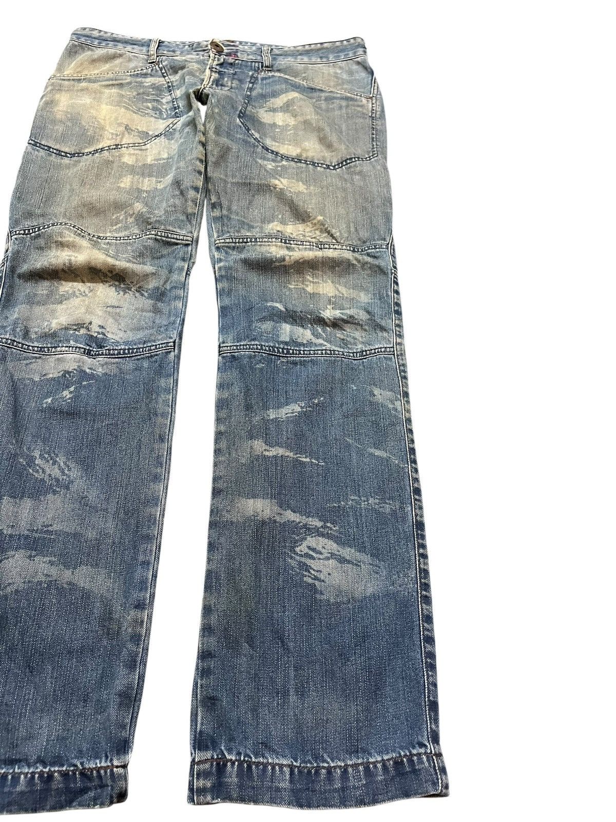 Marithe + Francois Girbaud Vintage Marithe Francois Girbaud Camourflage Denim Size US 37 - 4 Thumbnail