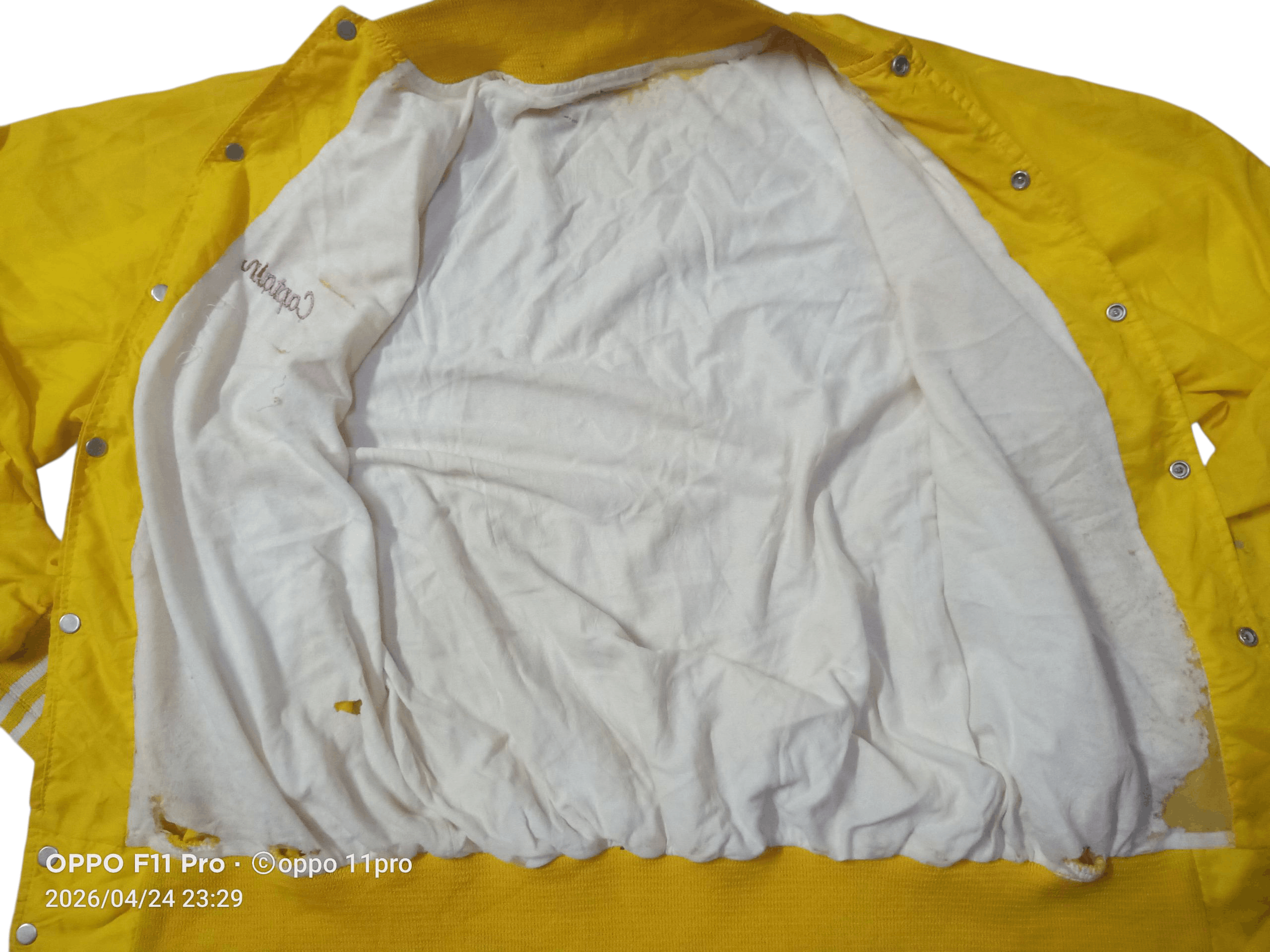 Vintage 💥Vintage 80s Captain Bombers Jacket Embroidery 💥 Size US M / EU 48-50 / 2 - 11 Thumbnail