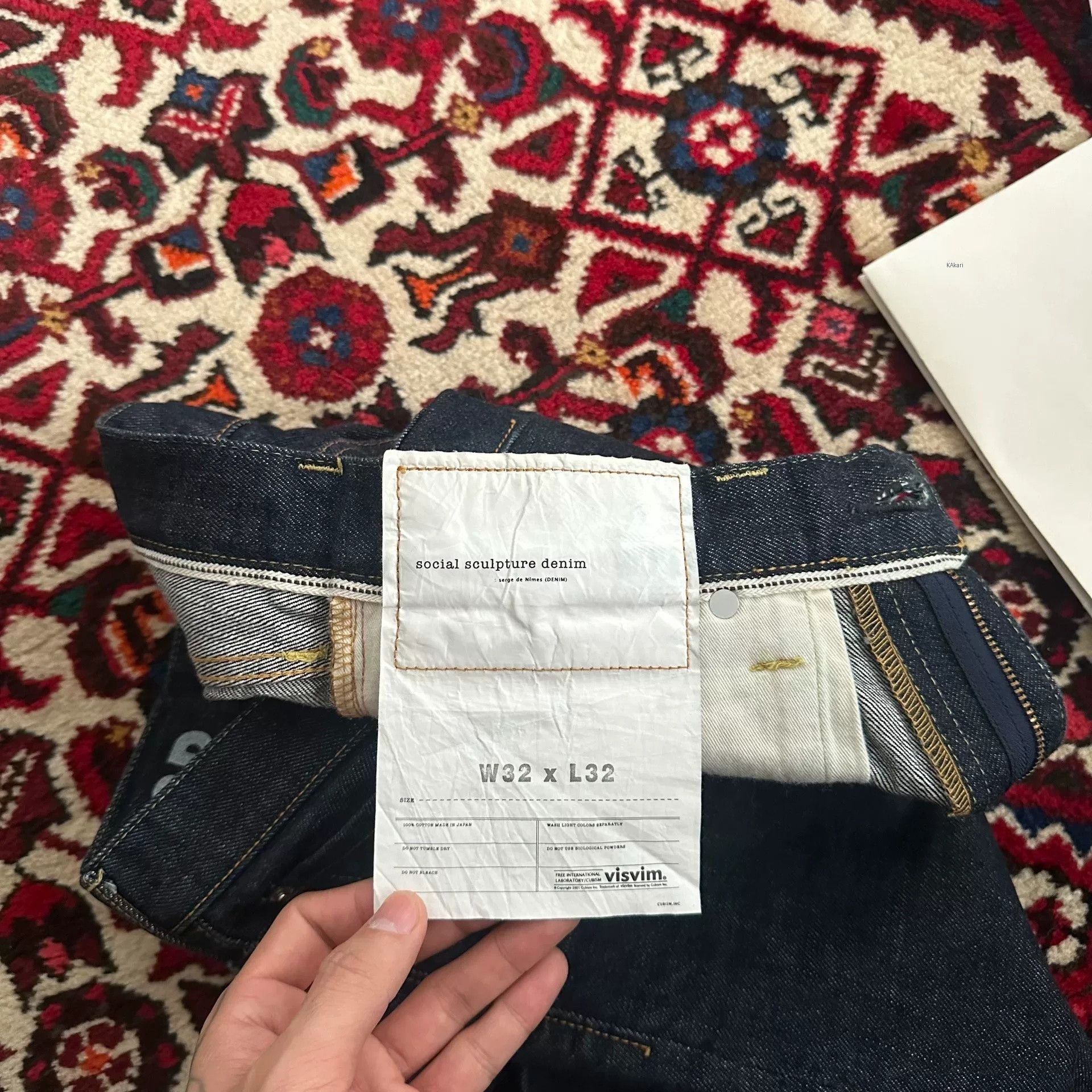 Visvim visvim 12aw 03r Raw Denim Jeans Size US 32 / EU 48 - 8 Thumbnail