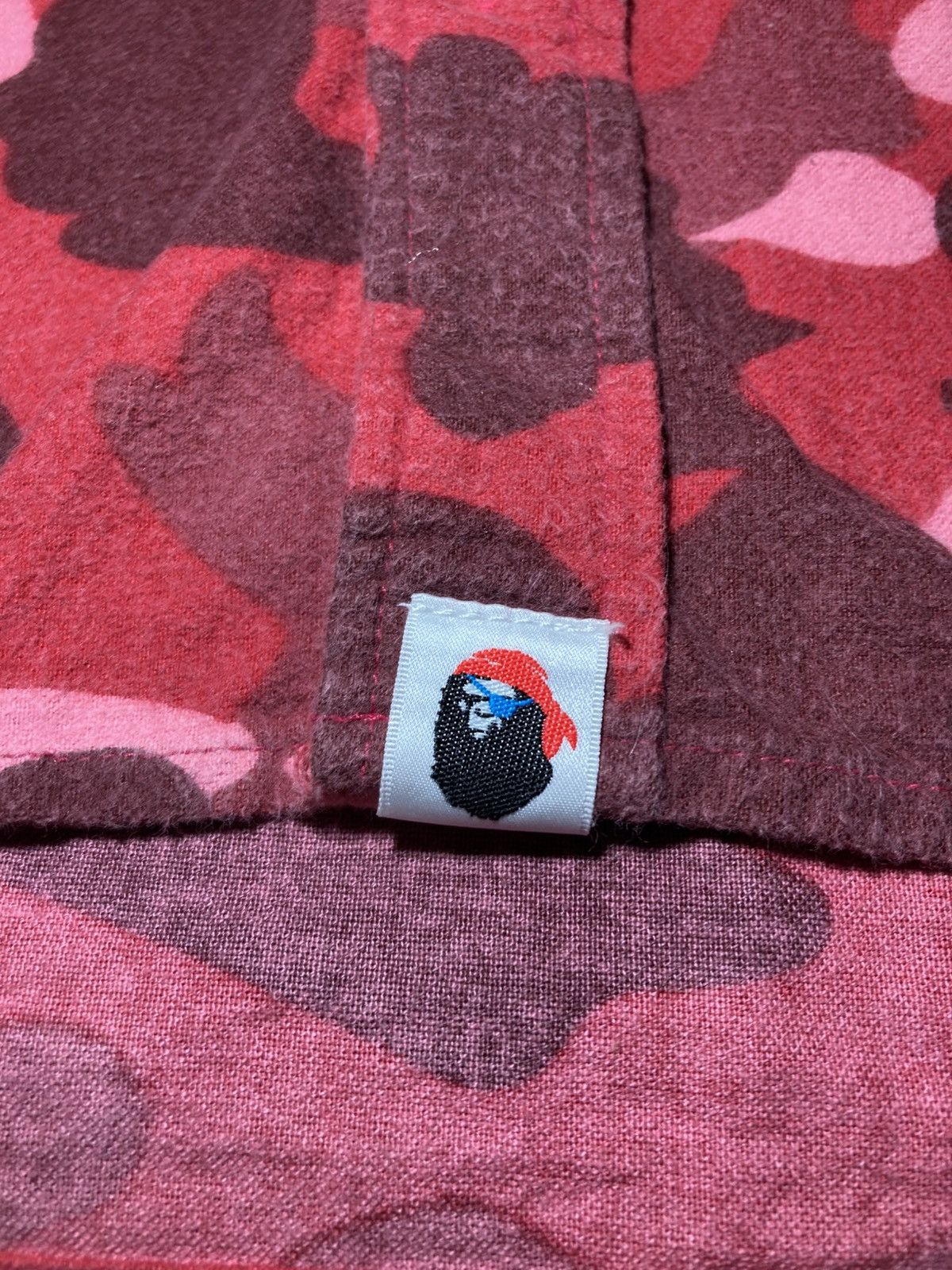 Bape 2010 Bape Red Full Camo Button Up Pirate Nigo OG Size US M / EU 48-50 / 2 - 3 Thumbnail