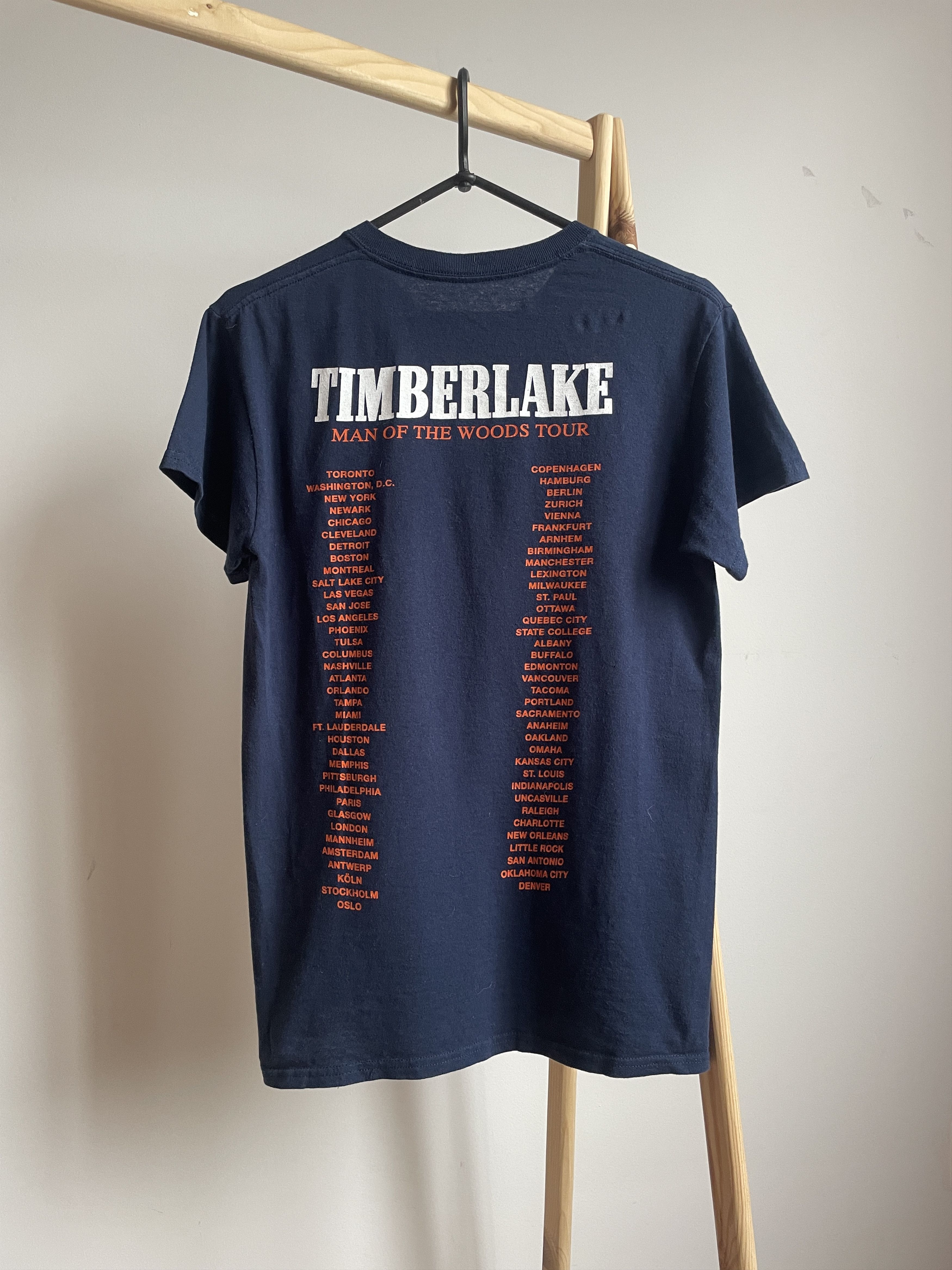 Band Tees Justin Timberlake Heron Preston 2018 World Tour T-Shirt Size US S / EU 44-46 / 1 - 2 Thumbnail