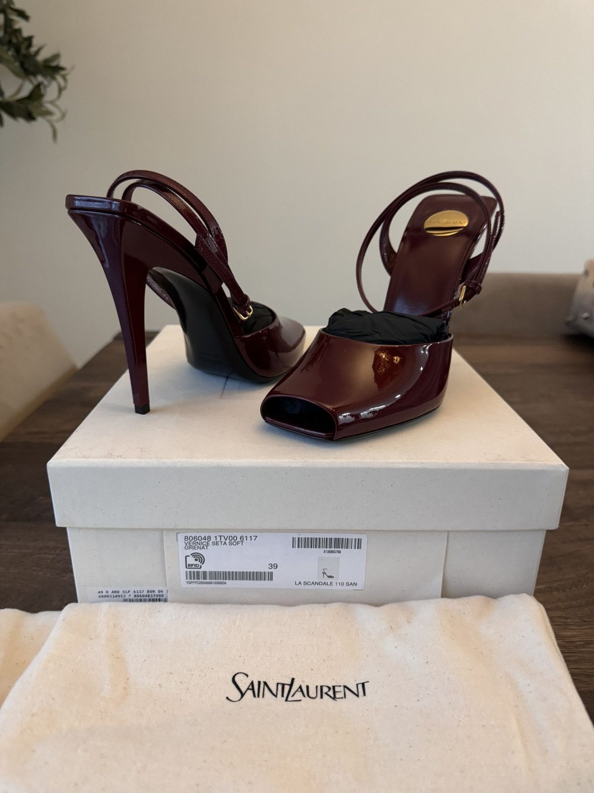 Saint Laurent Paris Saint Laurent La Scandale Sandals Heels Size US 9 / IT 39 - 1 Thumbnail