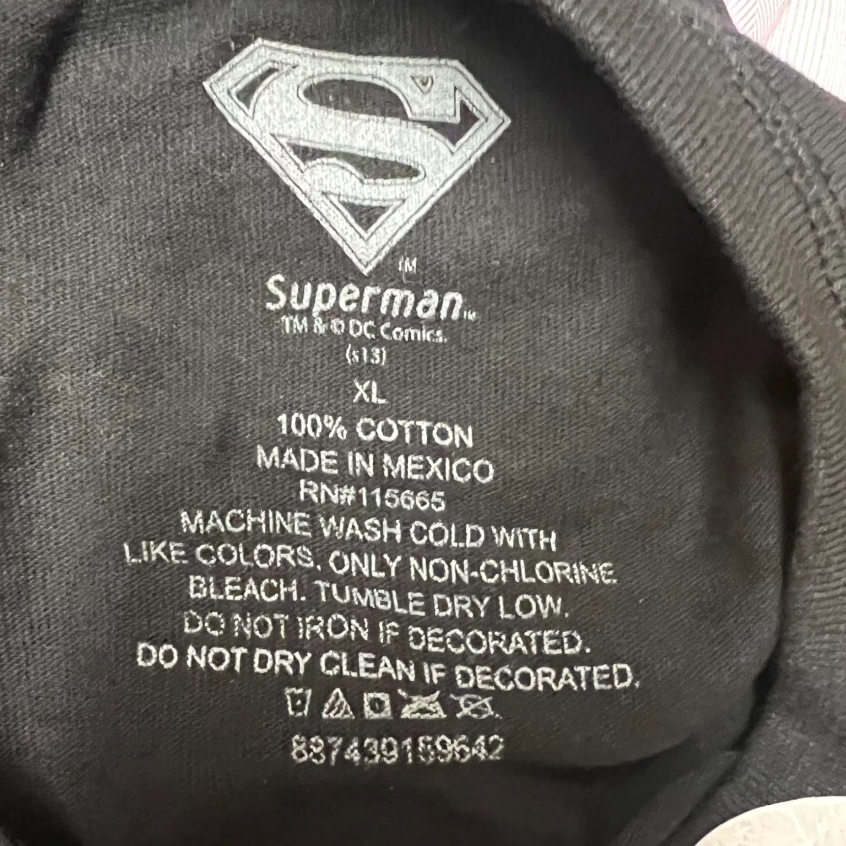 DC Comics DC Comics Superman Day of Doom T-Shirt XL Black Graphic Print Comic Cover Art Men's Size US XL / EU 56 / 4 - 6 Thumbnail