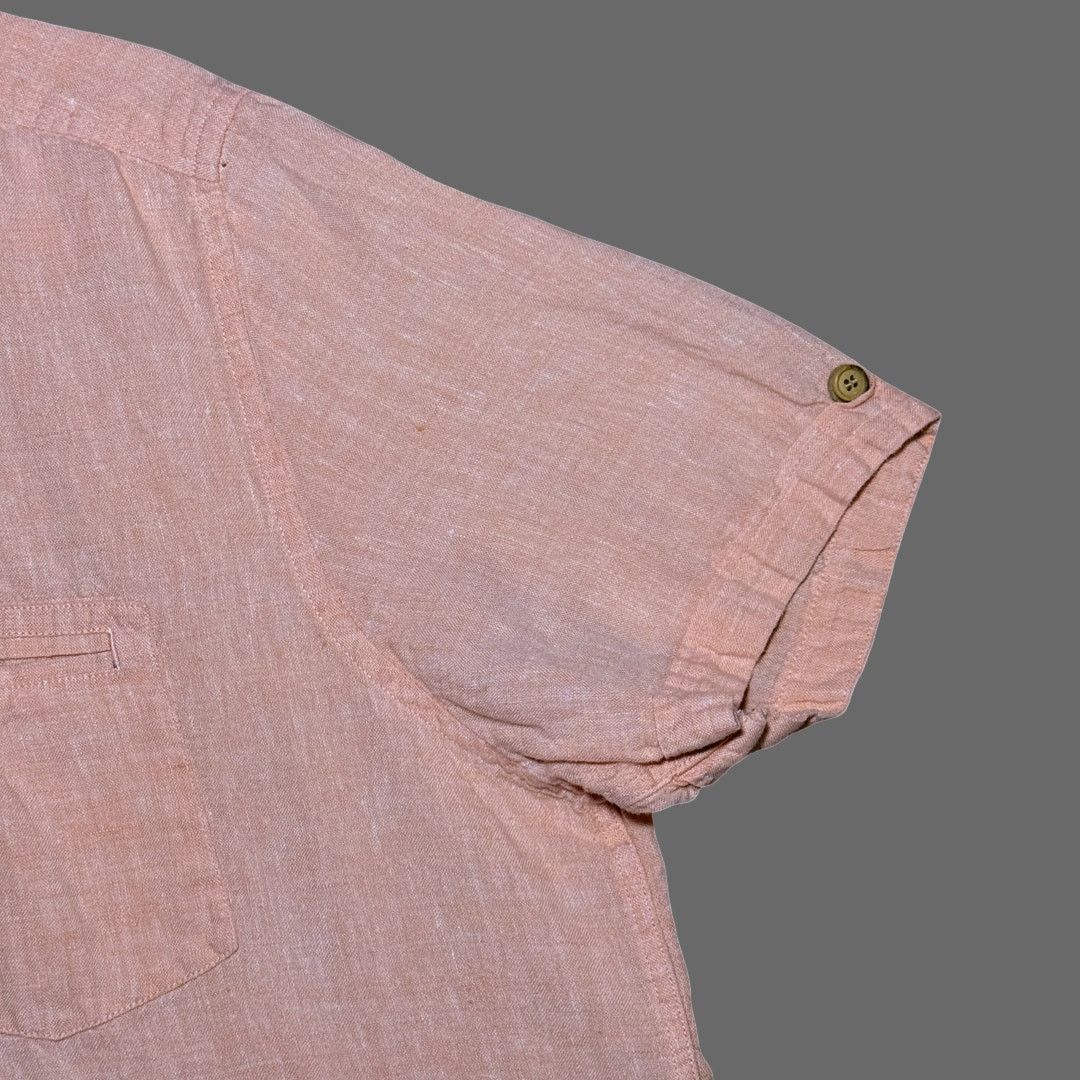 Other Baird McNutt Linen Murano Mens Pink SS Button Up Large Size US L / EU 52-54 / 3 - 3 Thumbnail