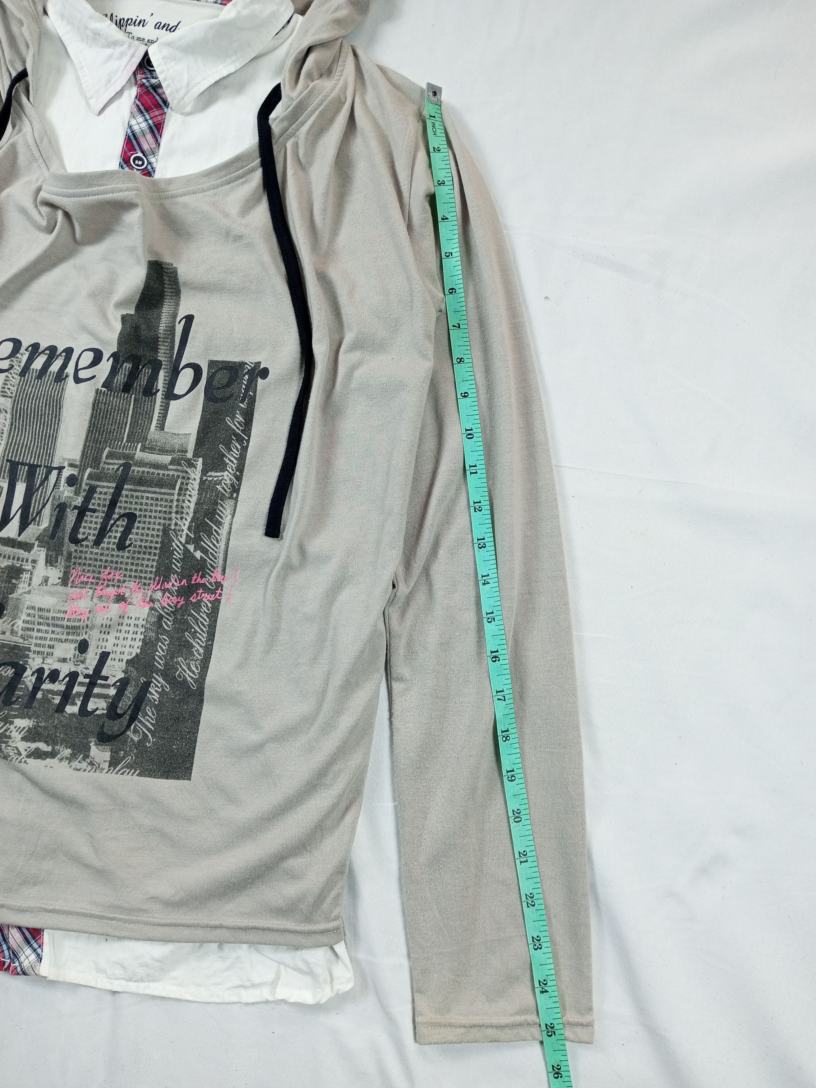 Japanese Brand japanese double layer Long Sleeve button shirt Size US L / EU 52-54 / 3 - 10 Thumbnail