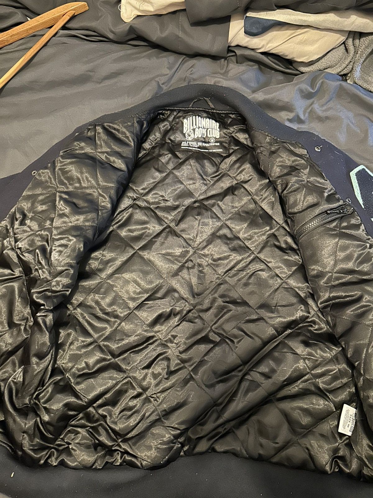 Billionaire Boys Club Billionaire Boys Club Navy Blue Varsity Jacket Size US M / EU 48-50 / 2 - 8 Thumbnail