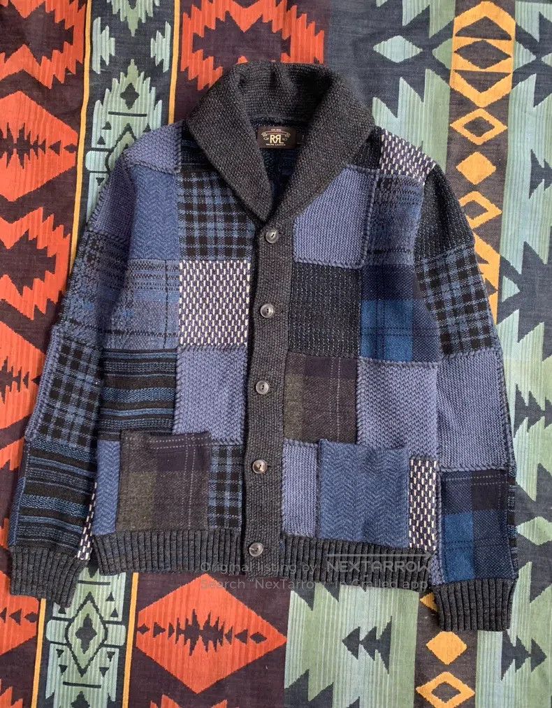 RRL Ralph Lauren RRL Ralph Lauren Indigo hundred fabric wool-mixed thick co Size US S / EU 44-46 / 1 - 1 Thumbnail