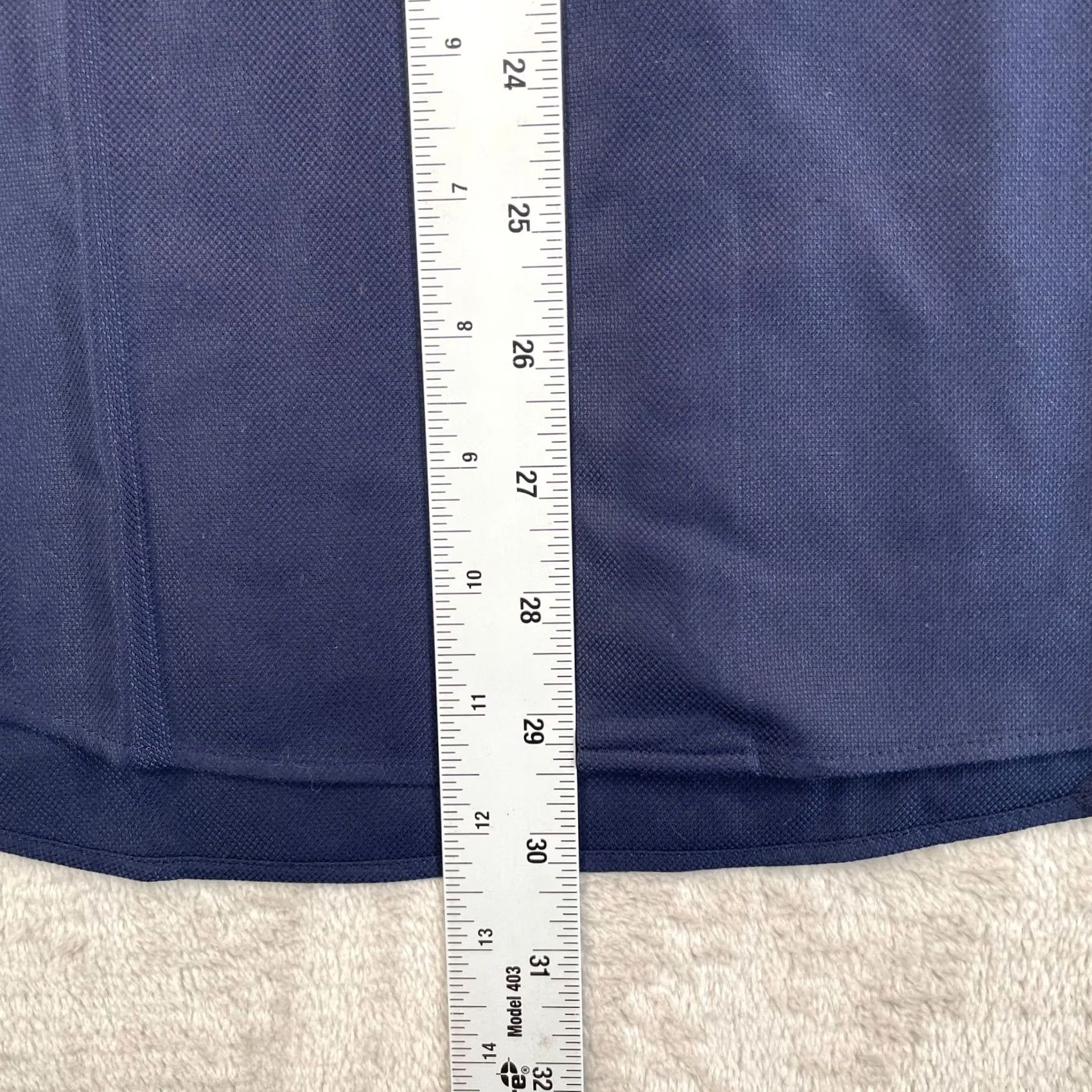 Suitsupply Suitsupply Traveller Dress Shirt Men 37 14.5 Navy Blue Long Sleeve Wrinkle Free Size 40R - 6 Thumbnail
