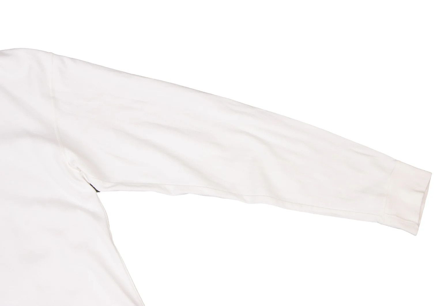 Issey Miyake Cotton High Neck Cut and Sew Top in White, Size M Size US M / EU 48-50 / 2 - 6 Thumbnail