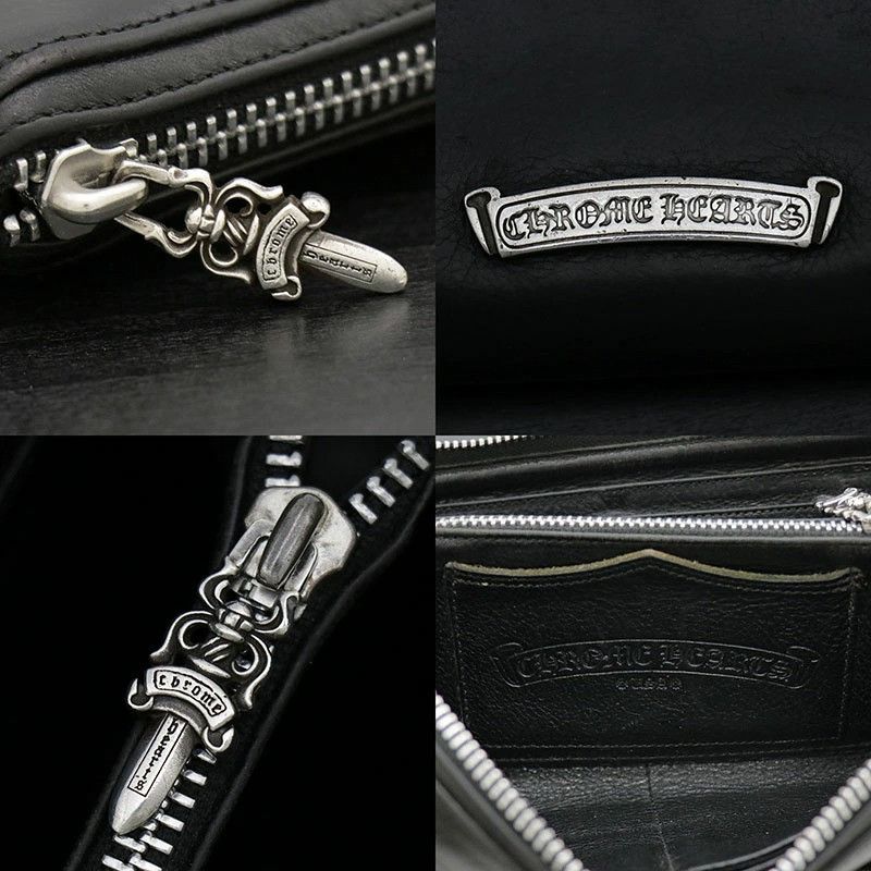 Chrome Hearts Chrome Hearts Round Zip Wallet Size ONE SIZE - 5 Thumbnail