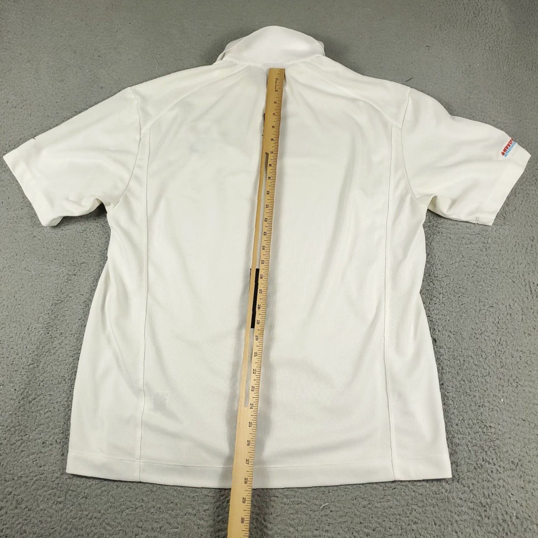 Nike Nike Polo Shirt Mens Large White Swoosh Golf Casual Short Sleeve Polo - Nike Shirt Mens Large White Classic Golf Casual (No N/A) Size US L / EU 52-54 / 3 - 6 Thumbnail