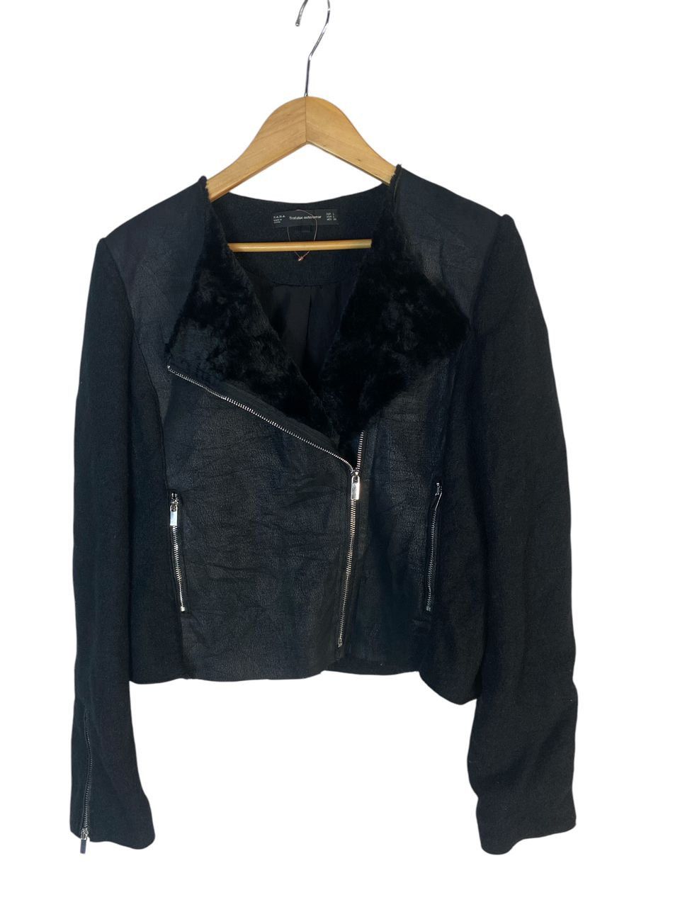 Zara Zara Trafaluc outwear croptop zipper jacket Size M / US 6-8 / IT 42-44 - 1 Thumbnail
