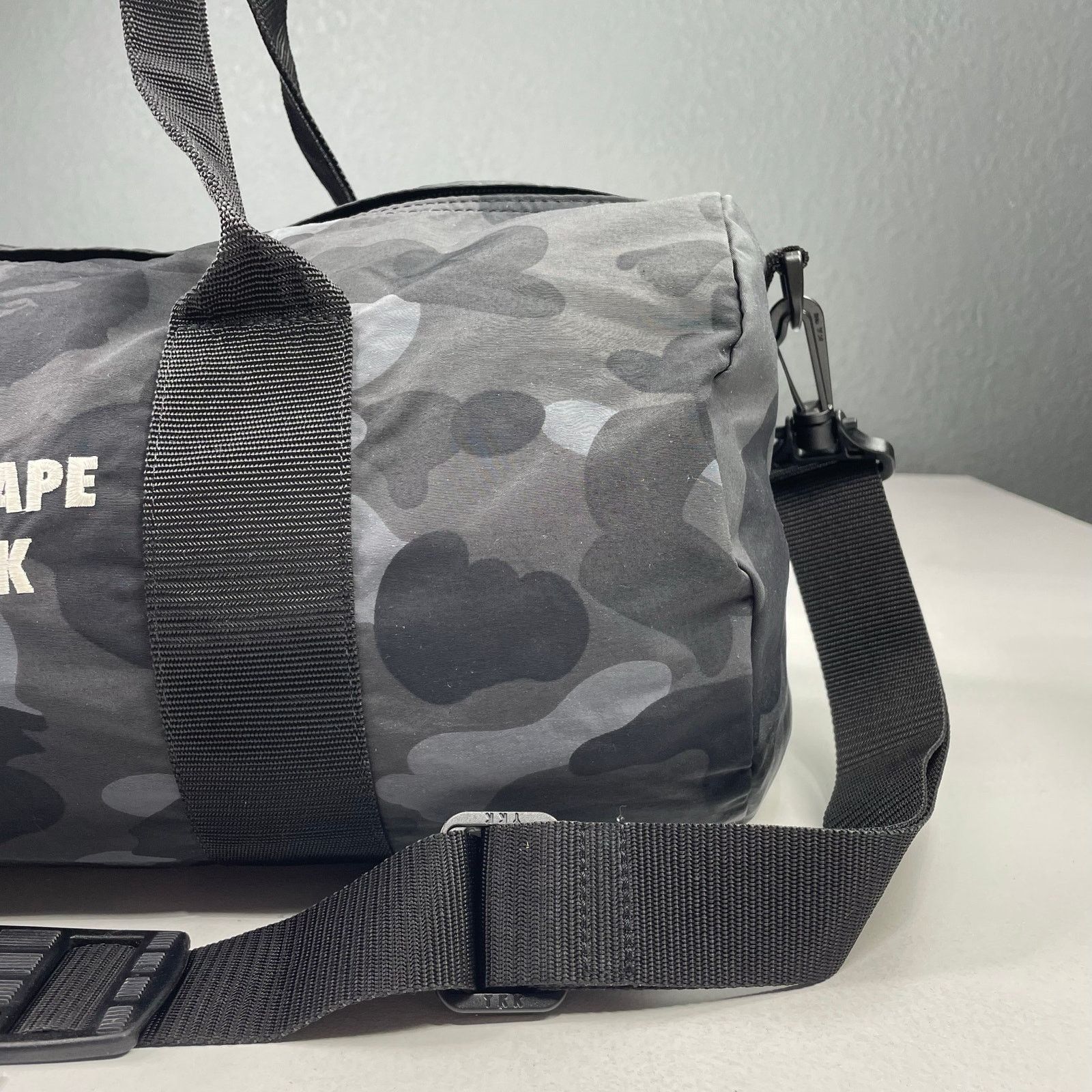 Bape 2007 BAPE Black Camo Boston Duffle Bag Size ONE SIZE - 6 Thumbnail