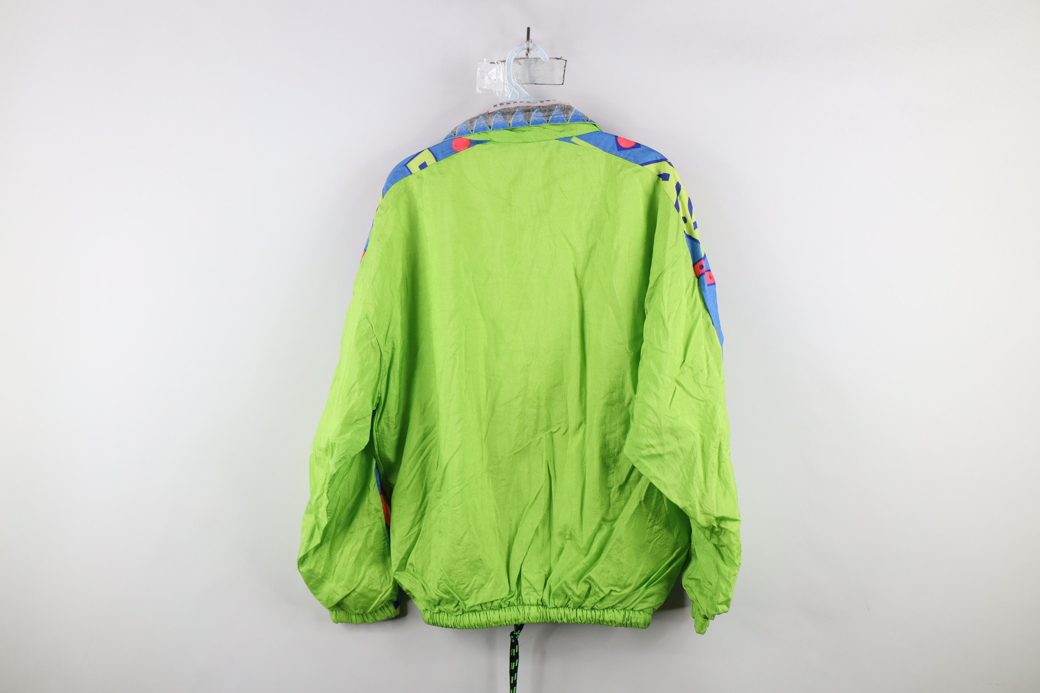 Vintage Vintage 80s 90s Streetwear Geometric Windbreaker Jacket Size US S / EU 44-46 / 1 - 11 Thumbnail