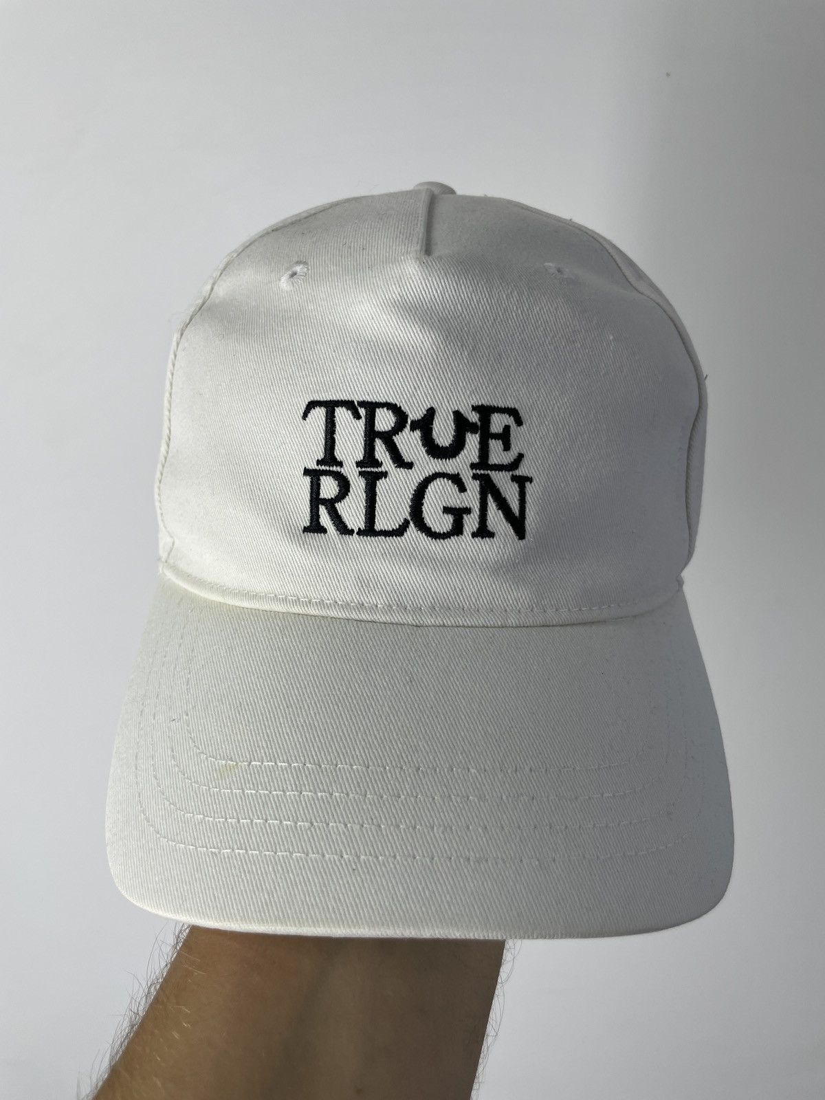 True Religion True Religion White Cap Embroidered logo Hat Size ONE SIZE - 2 Thumbnail