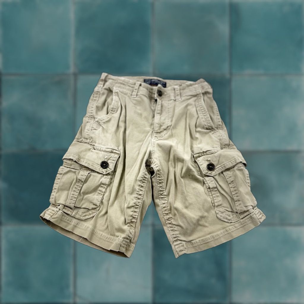 American Eagle Outfitters VINTAGE American Eagle Cargo Shorts Mens 28 Khaki Classic Y2K Casual Size US 28 / EU 44 - 1 Thumbnail