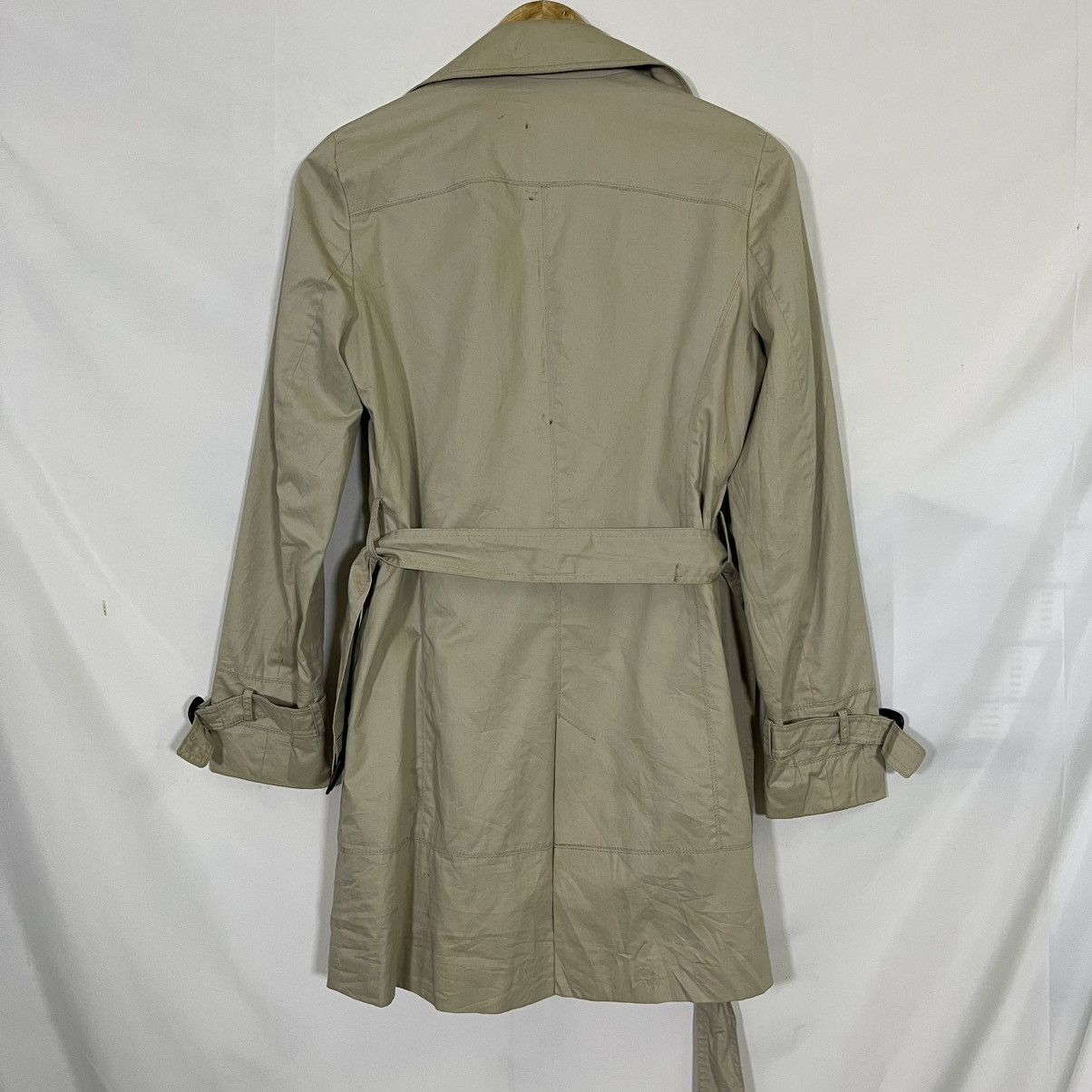 Vintage VINTAGE ZARA TRENCH COAT Size XS / US 0-2 / IT 36-38 - 8 Thumbnail