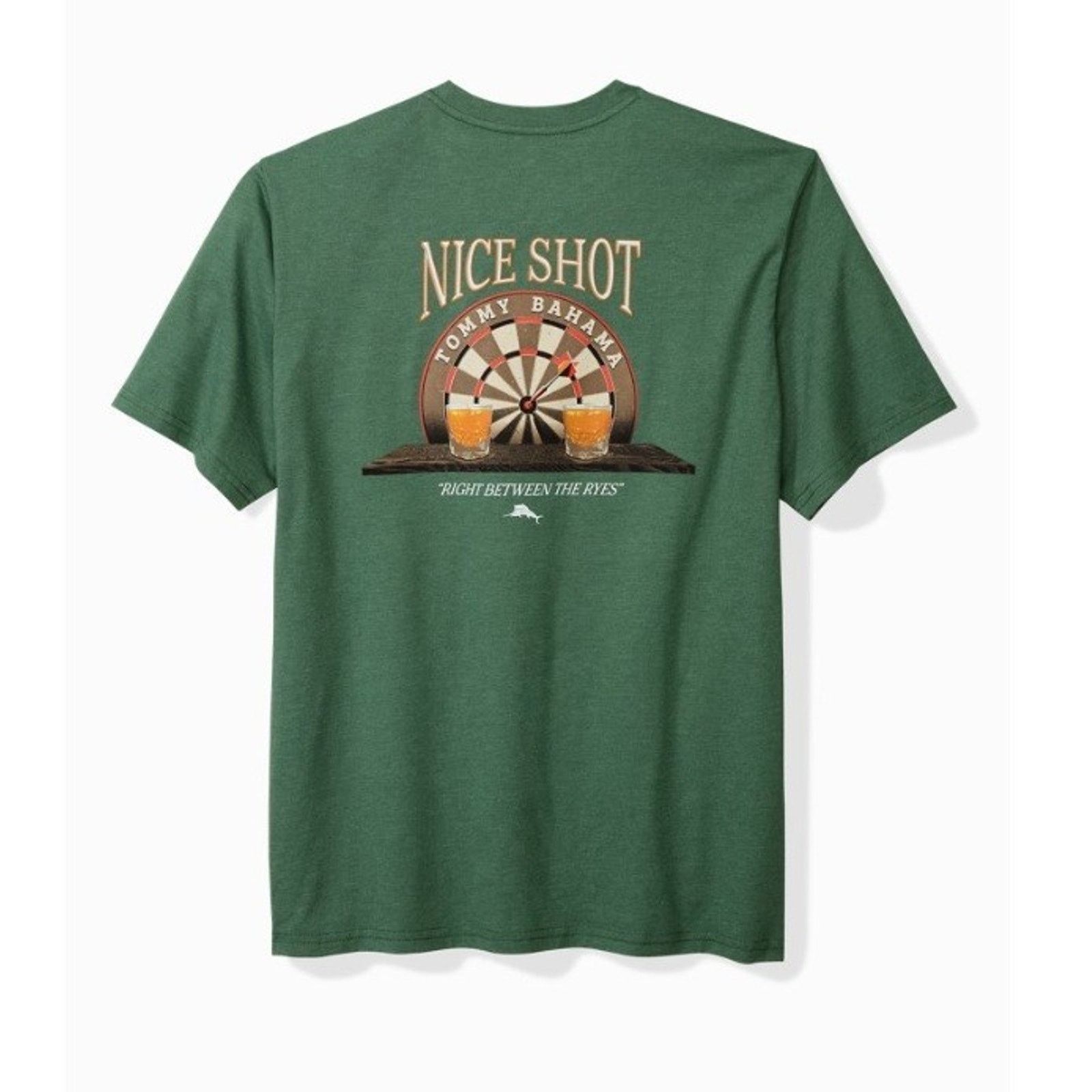 Tommy Bahama NEW TOMMY BAHAMA T-Shirt Between The Ryes Mens Medium Green Size US M / EU 48-50 / 2 - 1 Thumbnail