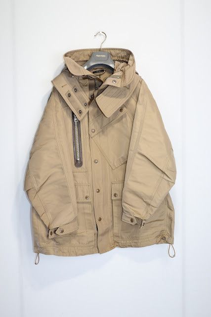 Tom Ford o1rshd1 Cargo Parka Jacket in Beige Size US M / EU 48-50 / 2 - 1 Thumbnail