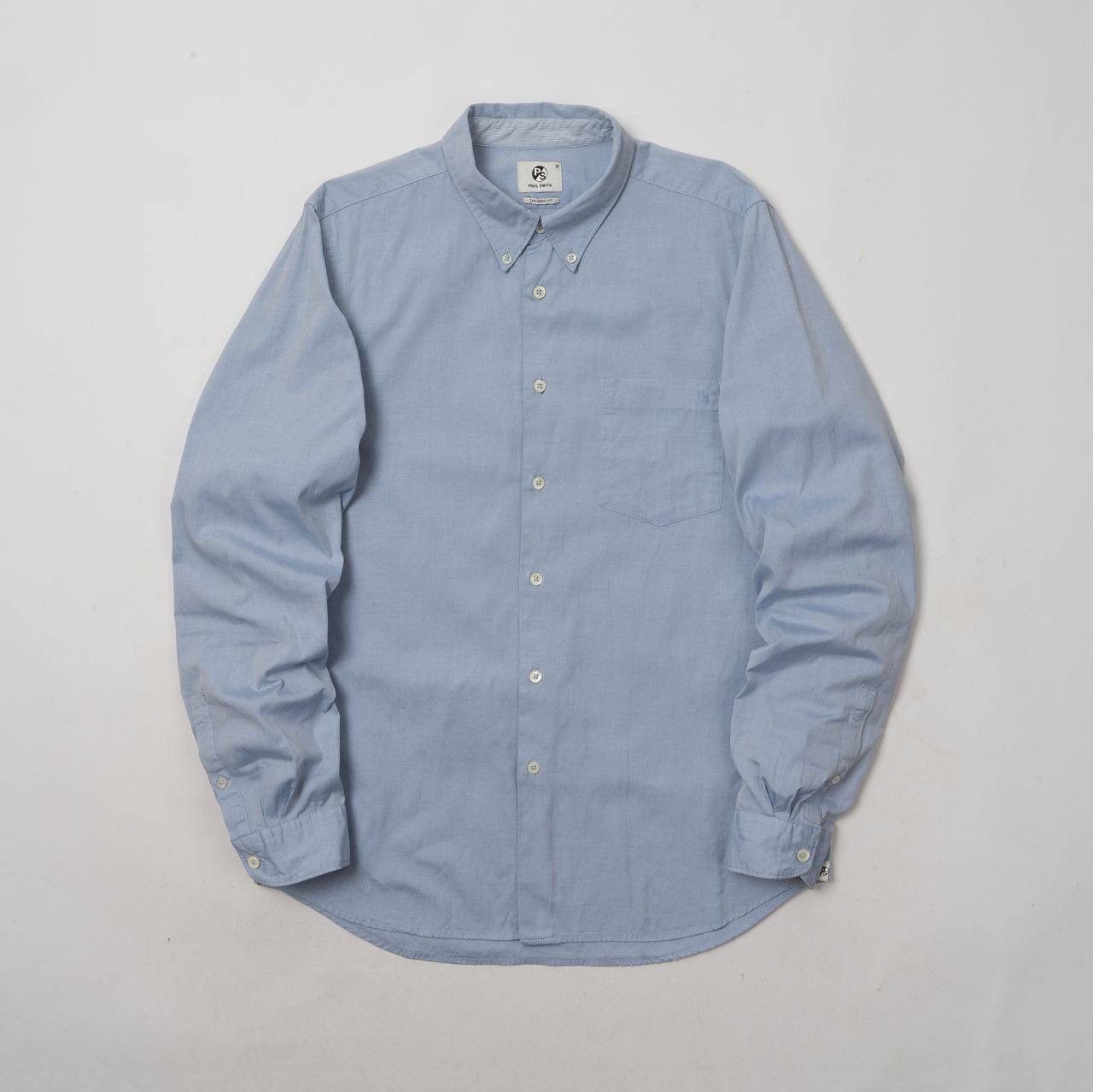 Paul Smith 🔵PS PAUL SMITH tailored fit Oxford Long Sleeve shirt Pocket Size US M / EU 48-50 / 2 - 10 Thumbnail