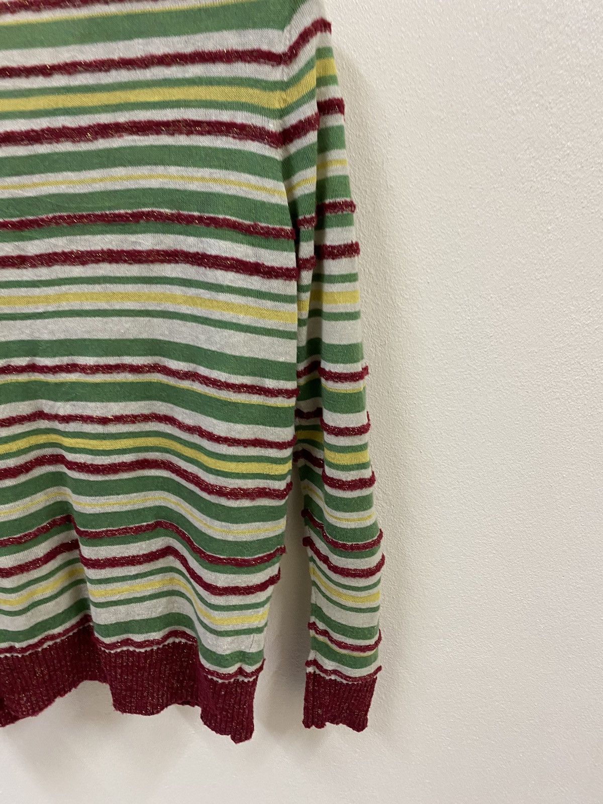 Issey Miyake Vtg Frapbois Sweater Cardigan Stripe Size M / US 6-8 / IT 42-44 - 8 Thumbnail