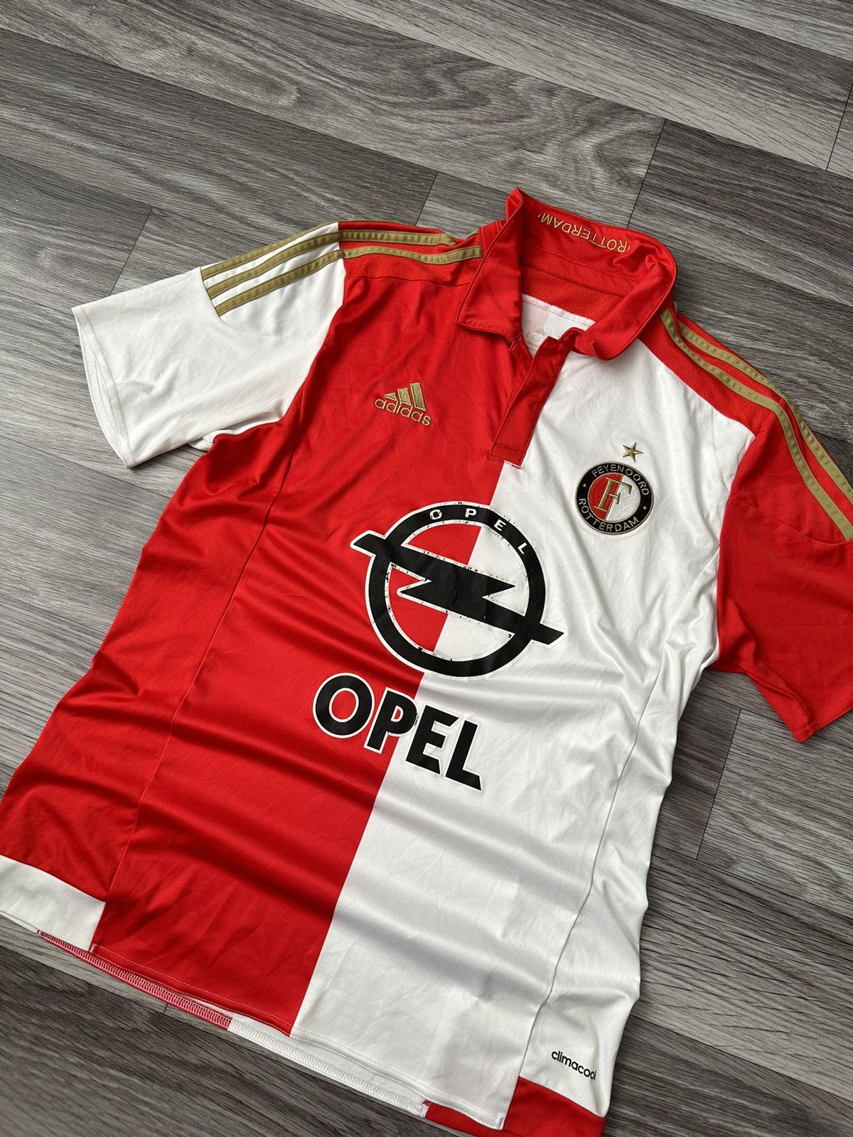 Adidas Adidas Feyenoord Rotterdam 2016/2017 Jersey opel hype bloke Size US M / EU 48-50 / 2 - 2 Thumbnail
