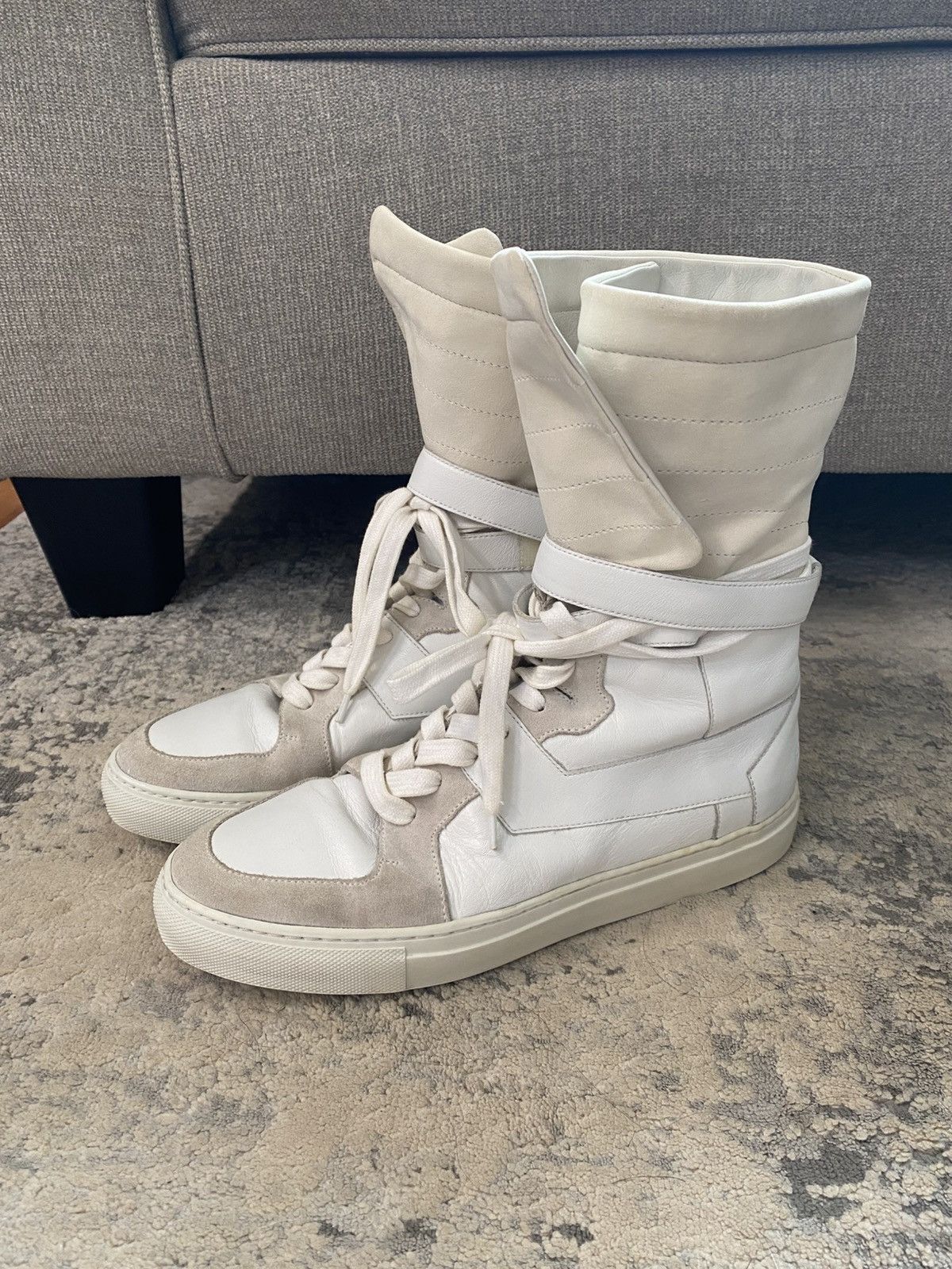 Kris Van Assche Leather Strap Boot Sneakers Size US 7.5 / EU 40-41 - 1 Thumbnail