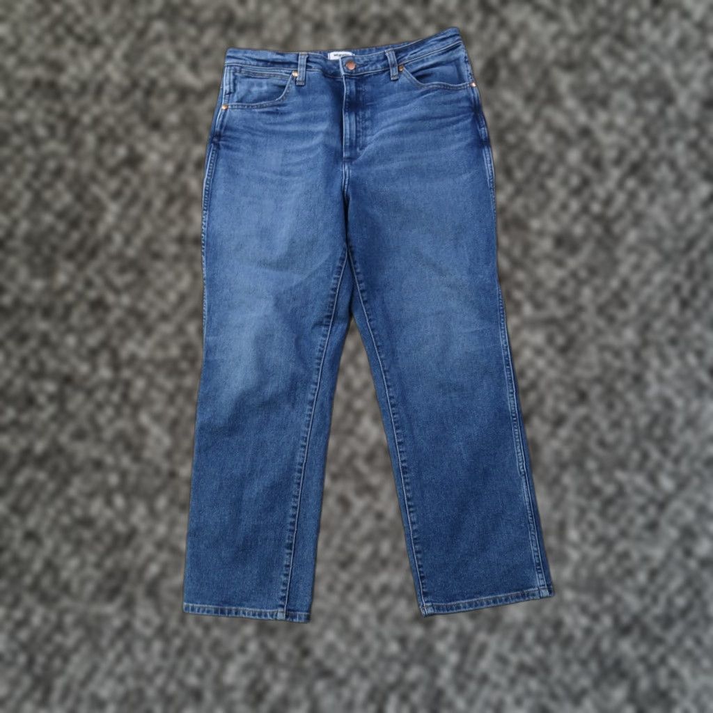 Wrangler Wrangler Wild West Jeans Women’s 30 603 High Rise Straight Stretch Western wear Size 30" / US 8 / IT 44 - 1 Thumbnail