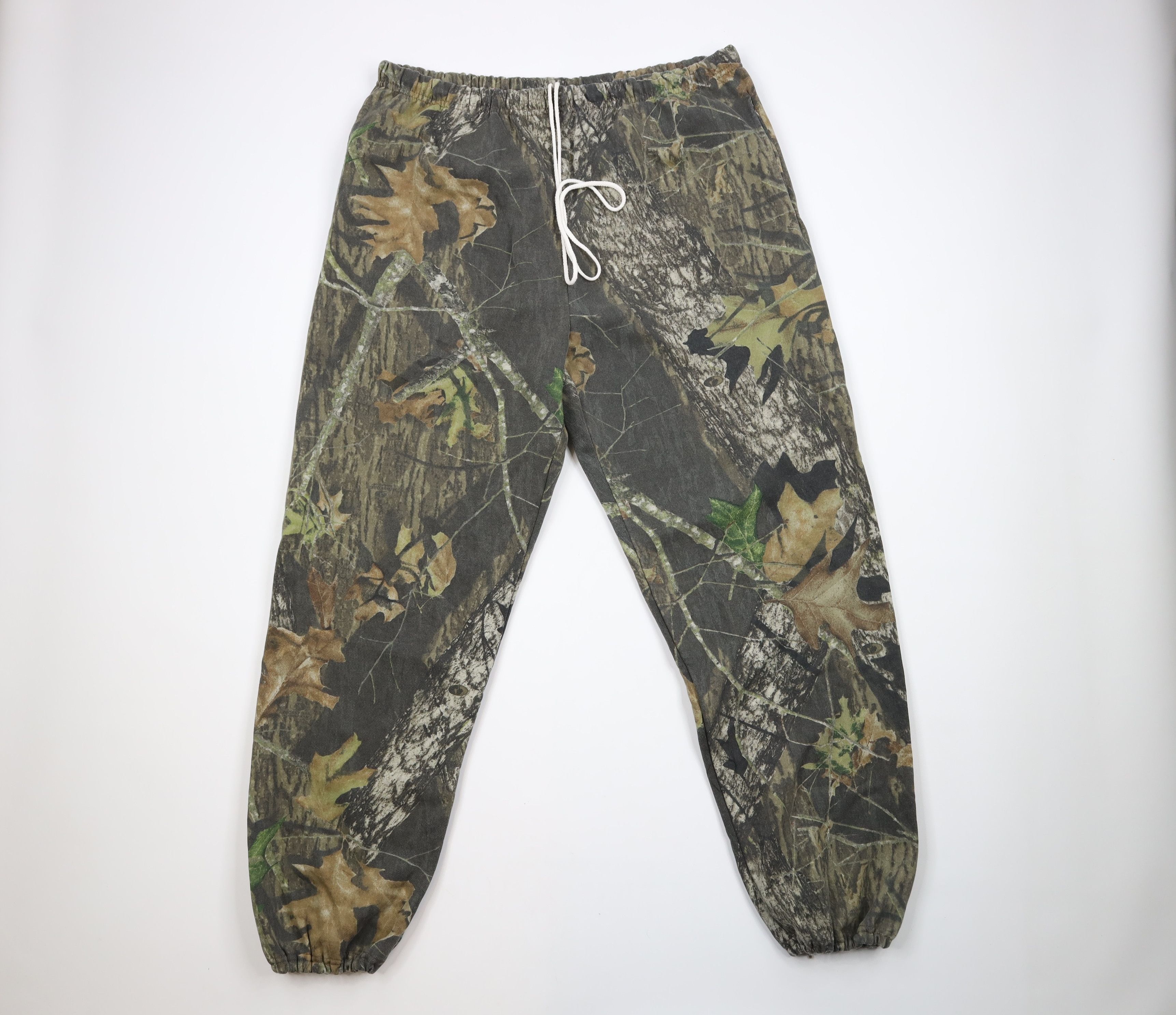 image of Vintage 90's Streetwear Oak Camouflage Sweatpants Joggers, Men's (Size 38)