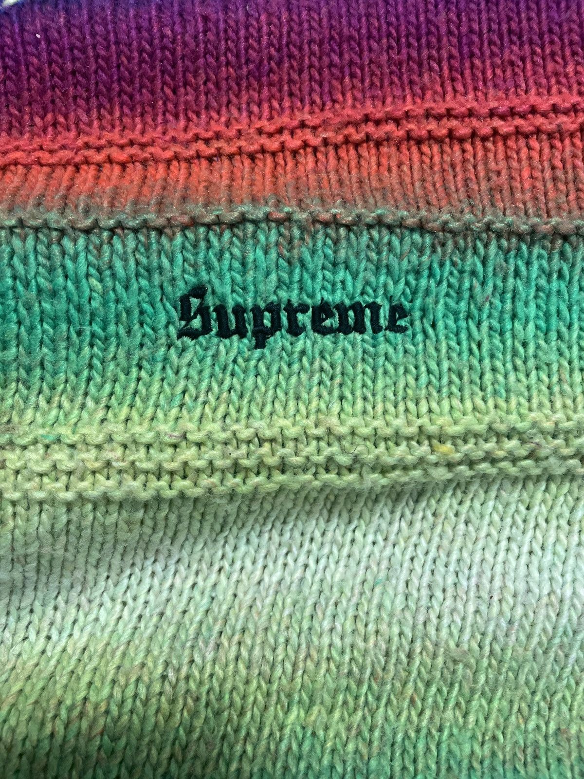 Supreme Supreme acid knit sweater Size US L / EU 52-54 / 3 - 4 Thumbnail