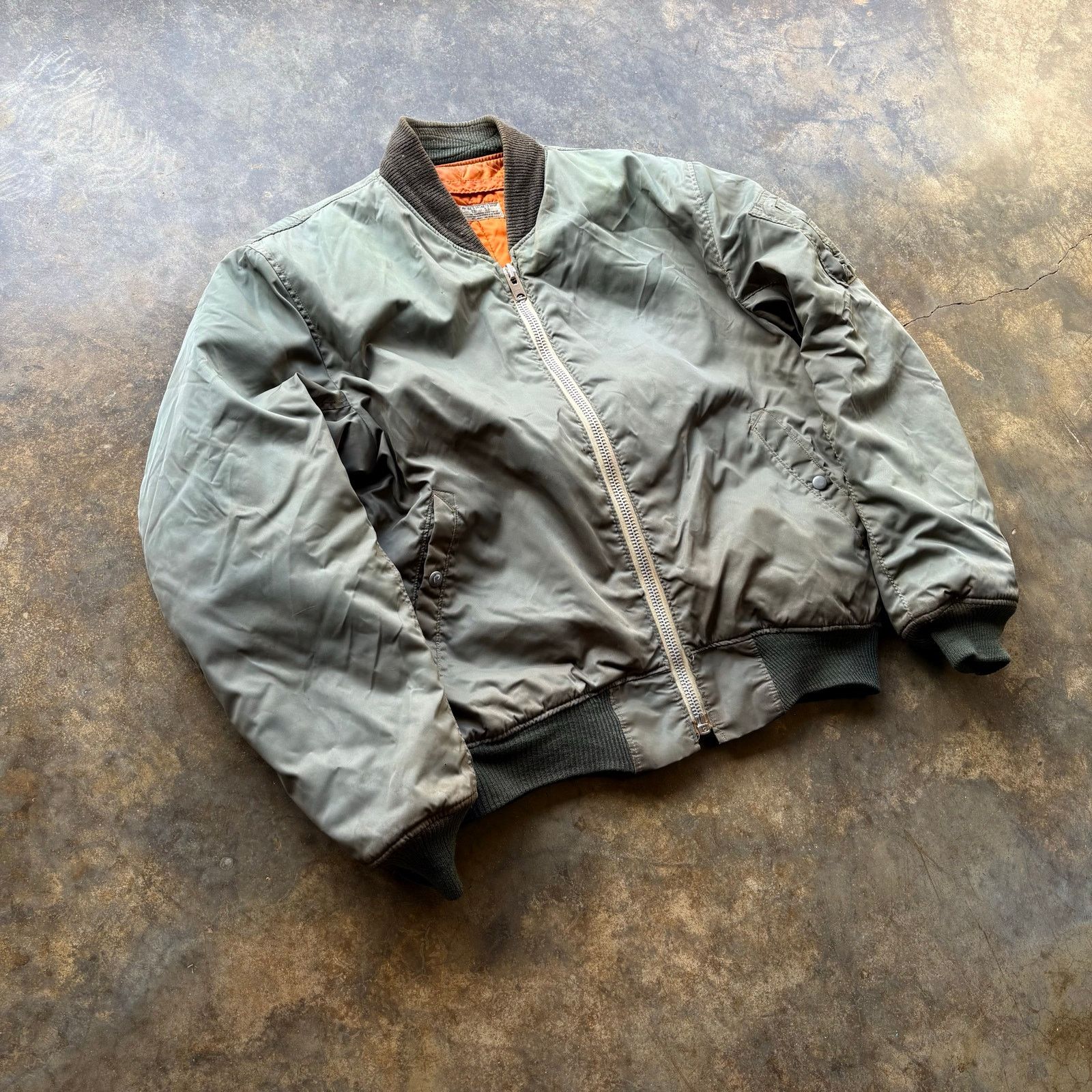 Vintage Vintage Mr. Lee's Jacket Shop Military Flight Jacket Size US L / EU 52-54 / 3 - 2 Thumbnail