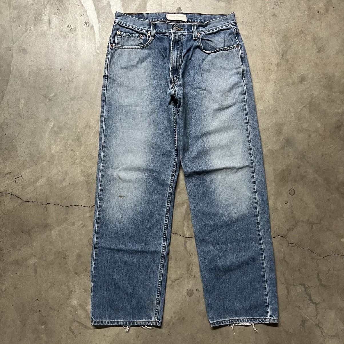 Levi's × Levi's Vintage Clothing Levi’s 569 BAGGY Loose Straight-Fit Wide Leg Denim Jeans Size US 34 / EU 50 - 5 Thumbnail