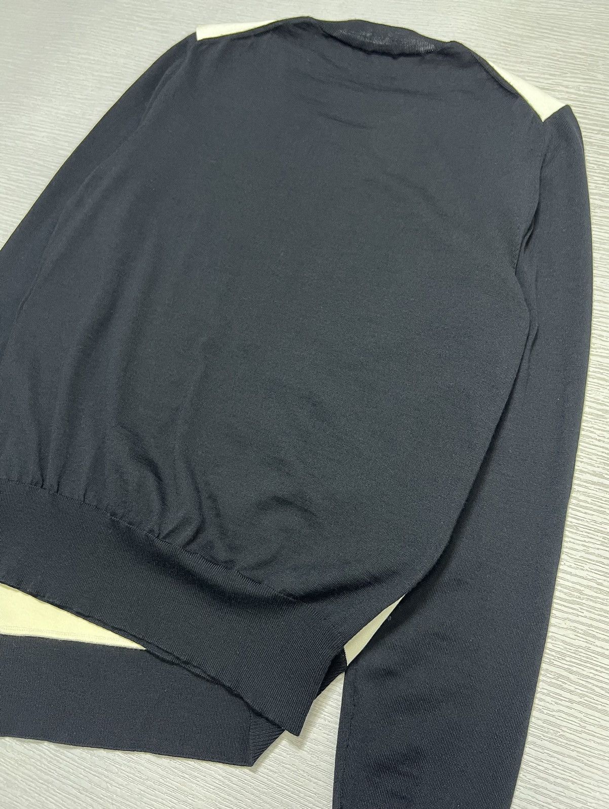 Celine Celine - Phoebe Philo - Colorblock Knit Layered Sweater Size S / US 4 / IT 40 - 10 Thumbnail